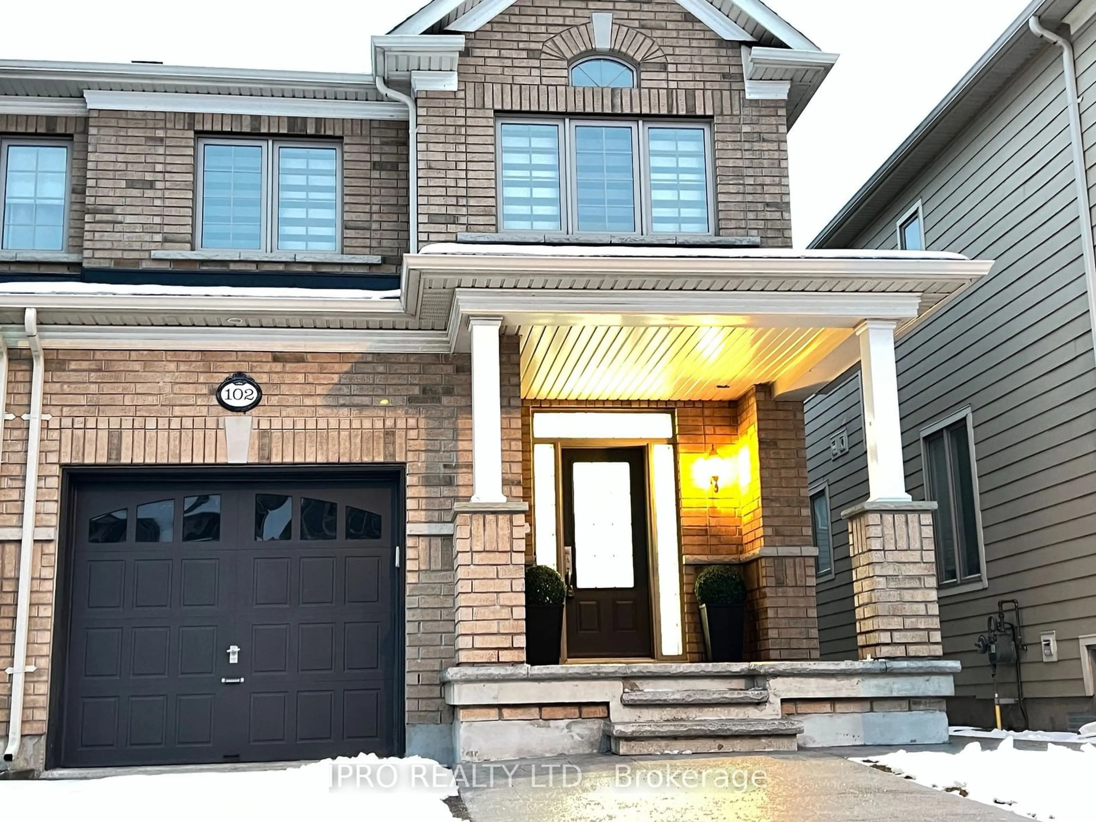 Home with brick exterior material, street for 102 Kendall Dr, Milton Ontario L9T 0R5