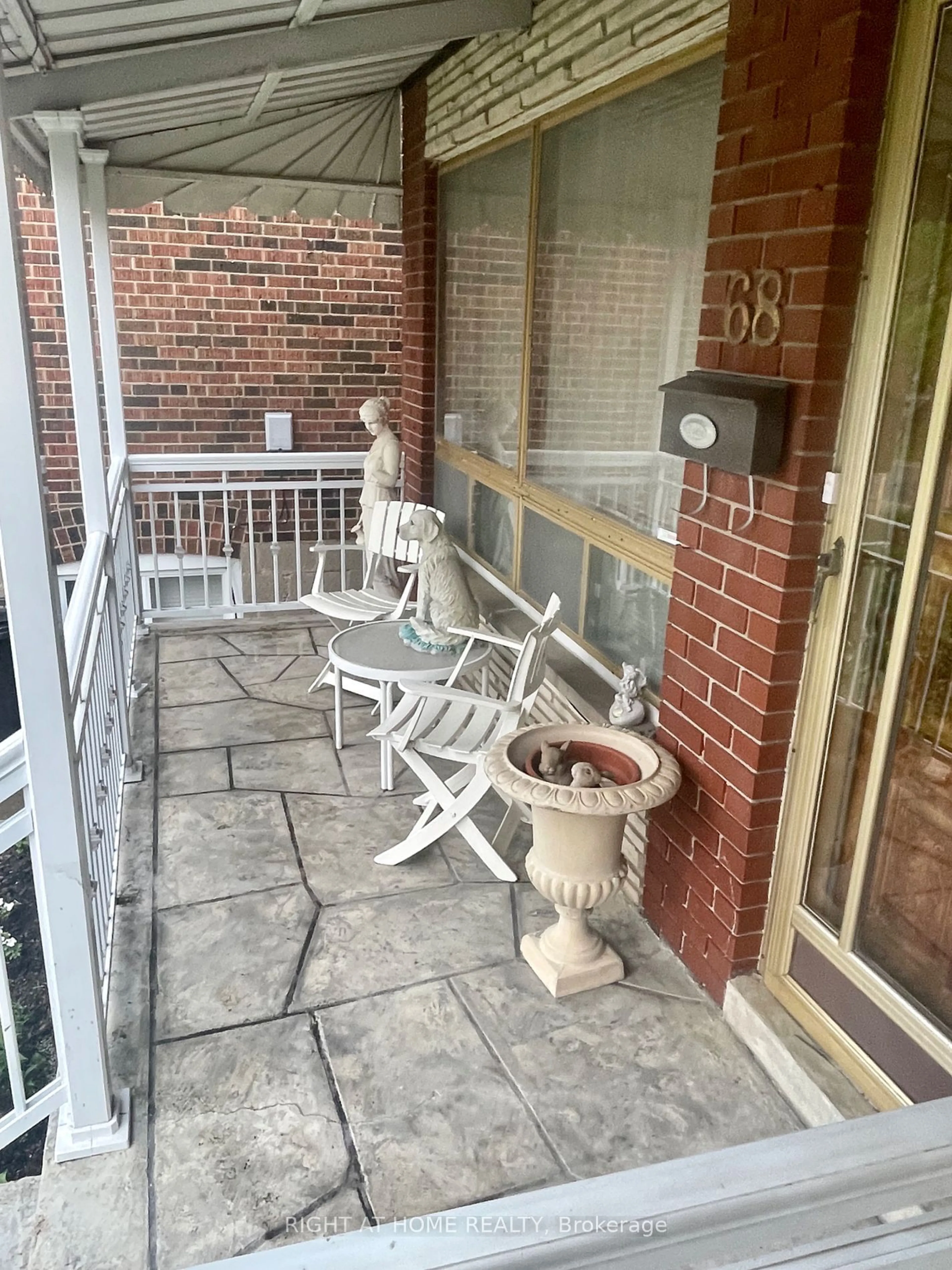 Balcony in the apartment, street for 68 Caledonia Rd, Toronto Ontario M6E 4S6