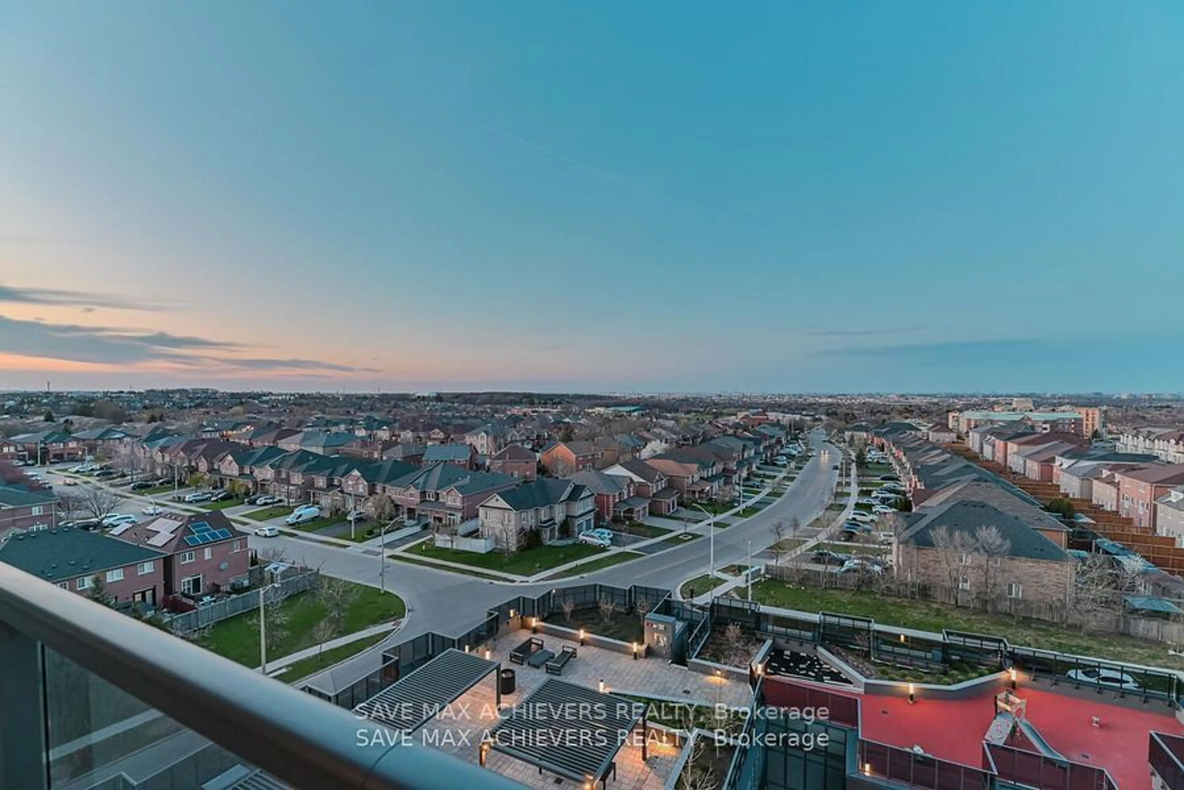 Balcony in the apartment, city buildings view from balcony for 8 Nahani Way #921, Mississauga Ontario L4Z 0C6