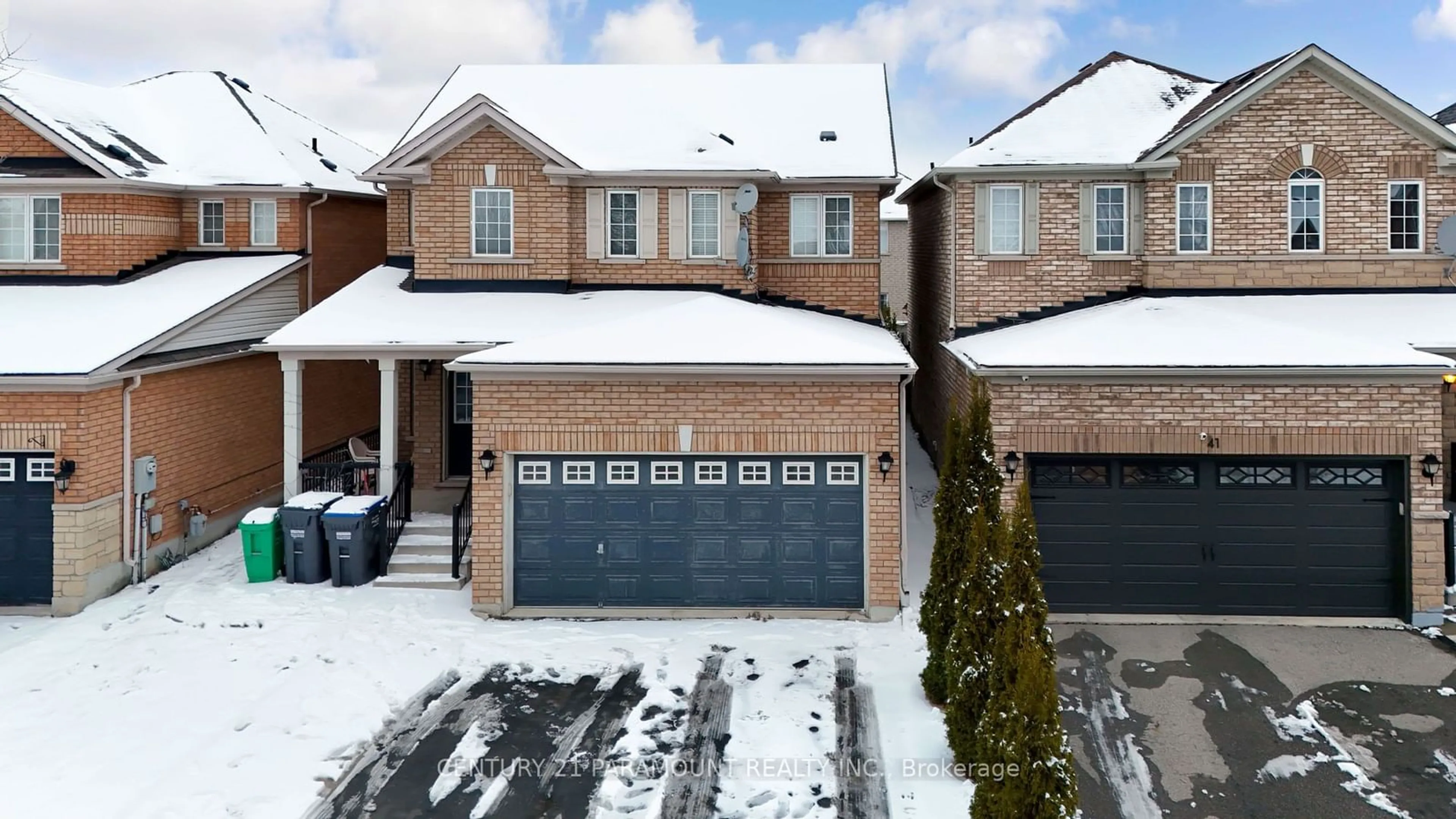 Home with brick exterior material, street for 43 Crystal Glen Cres, Brampton Ontario L6X 0K1