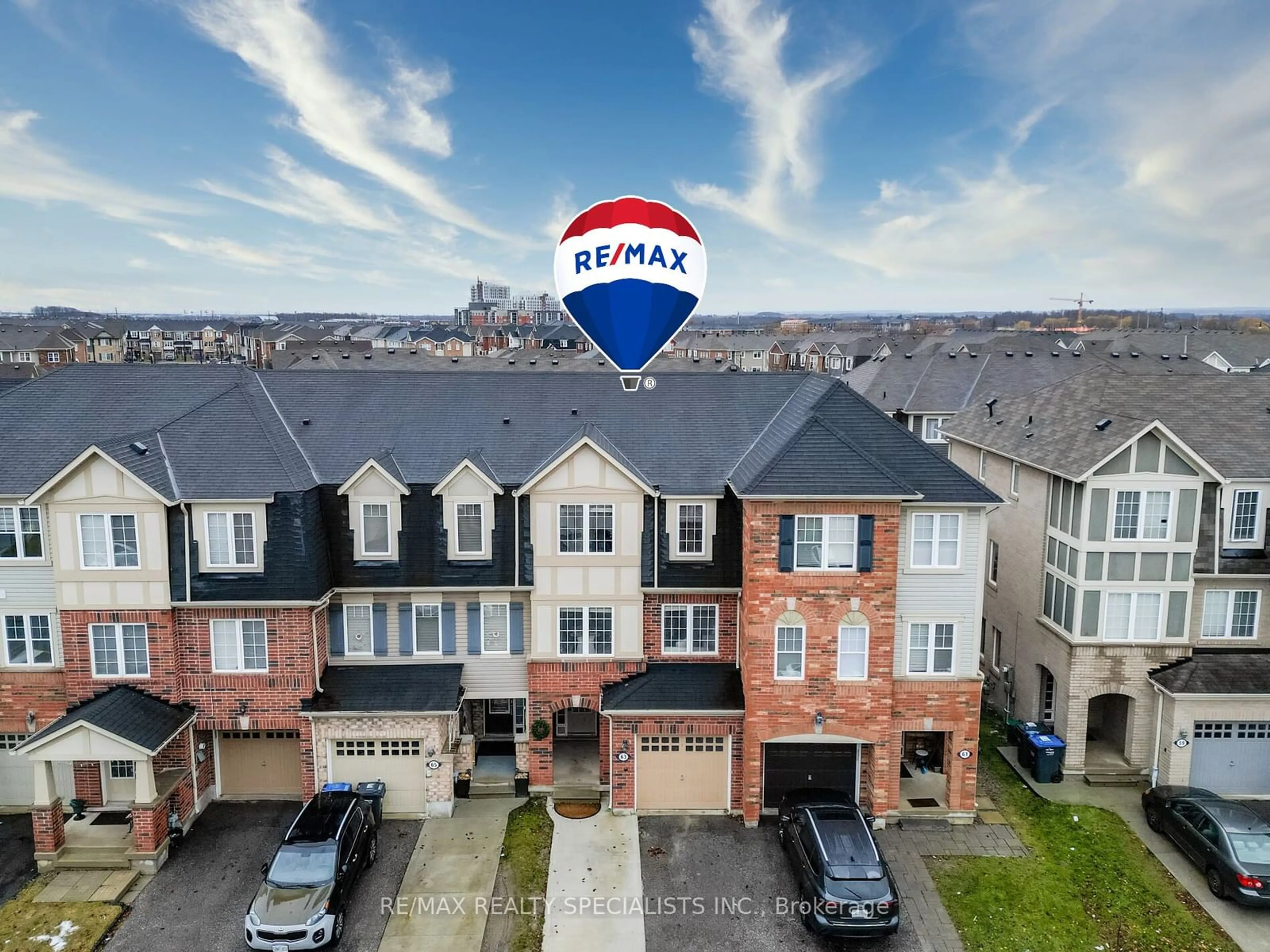 A pic from outside/outdoor area/front of a property/back of a property/a pic from drone, unknown for 63 Betterton Cres, Brampton Ontario L7A 0S4