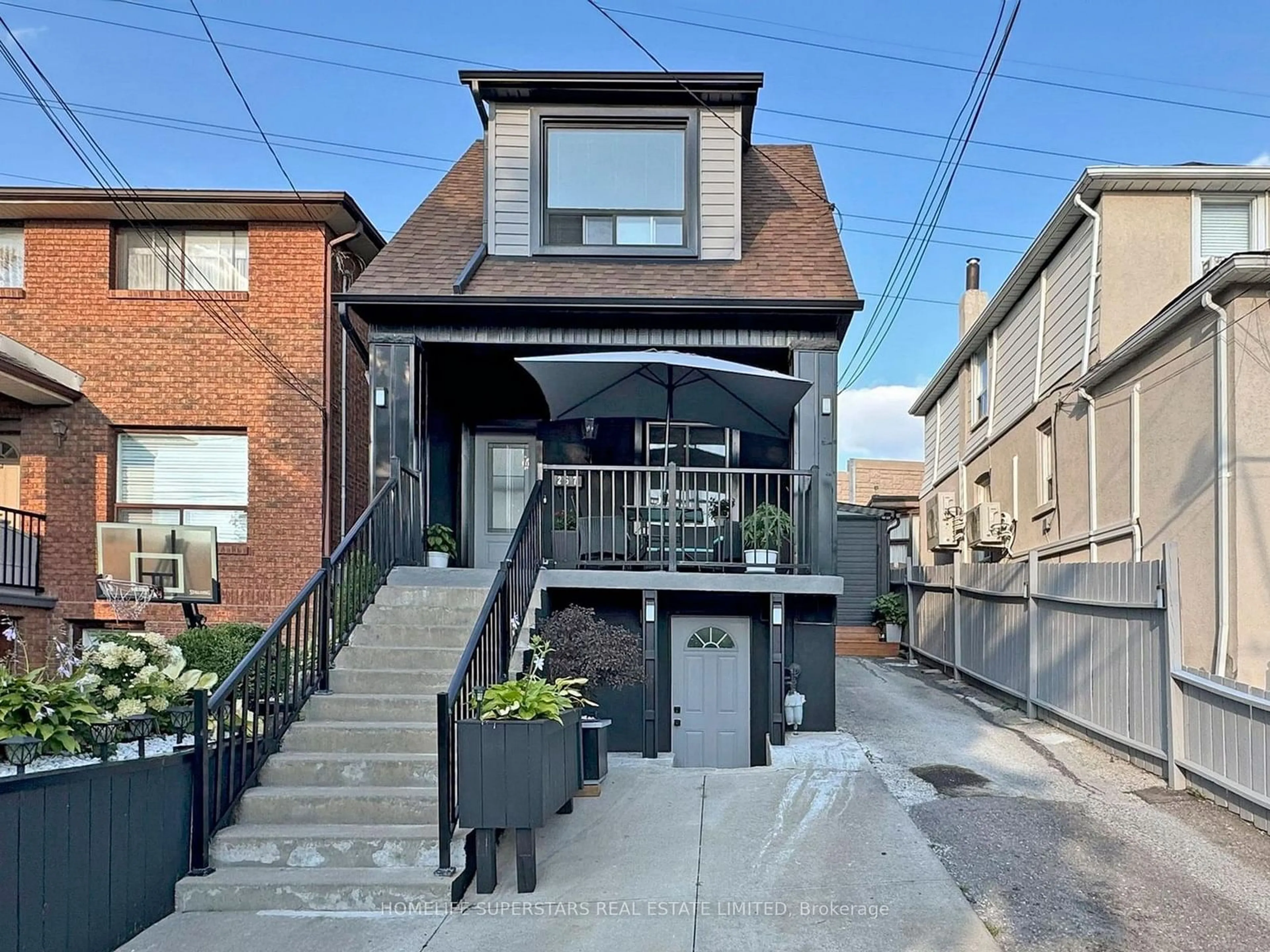 Home with brick exterior material, street for 257 Prescott Ave, Toronto Ontario M6N 3G9