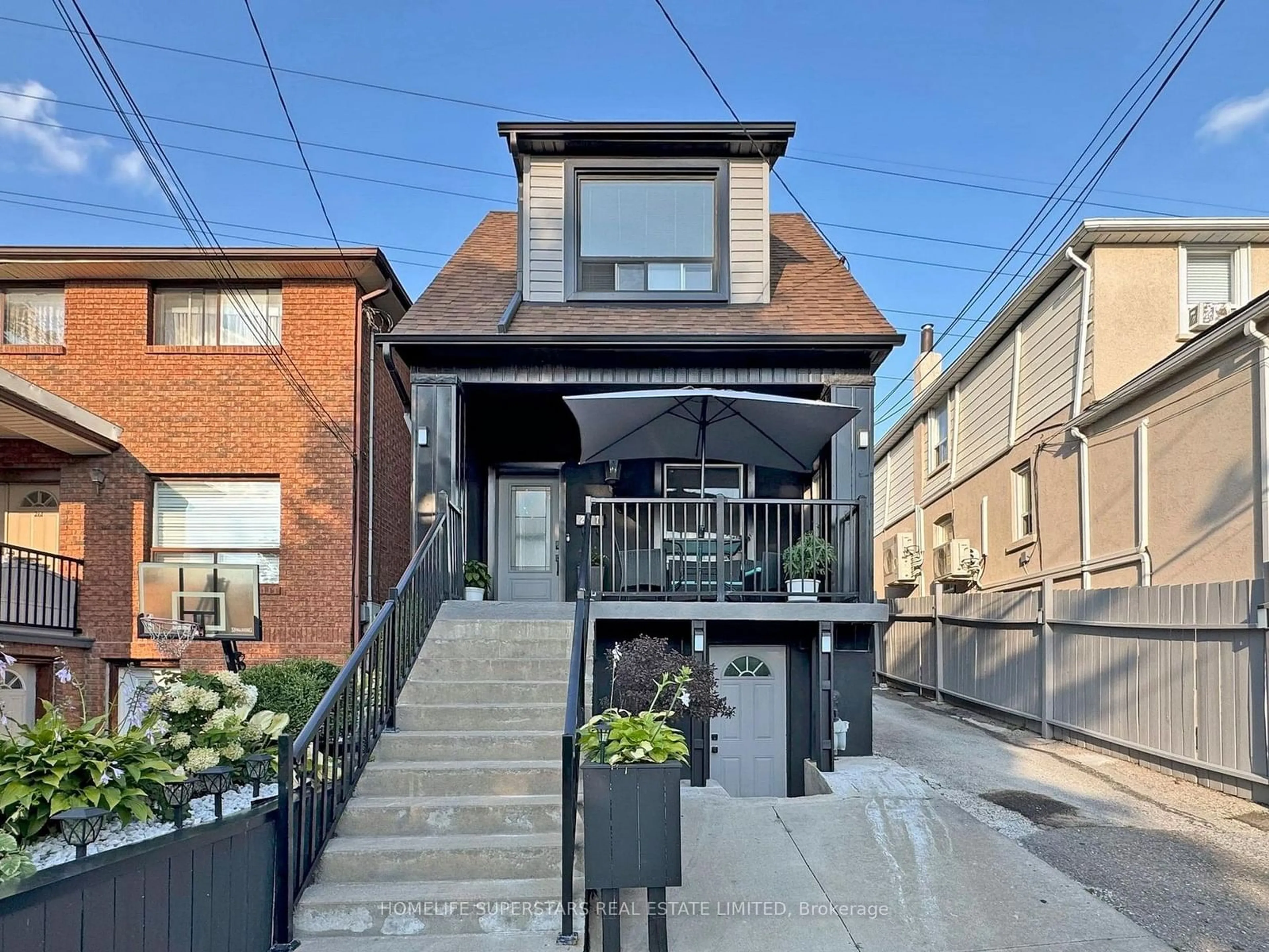 Home with brick exterior material, street for 257 Prescott Ave, Toronto Ontario M6N 3G9