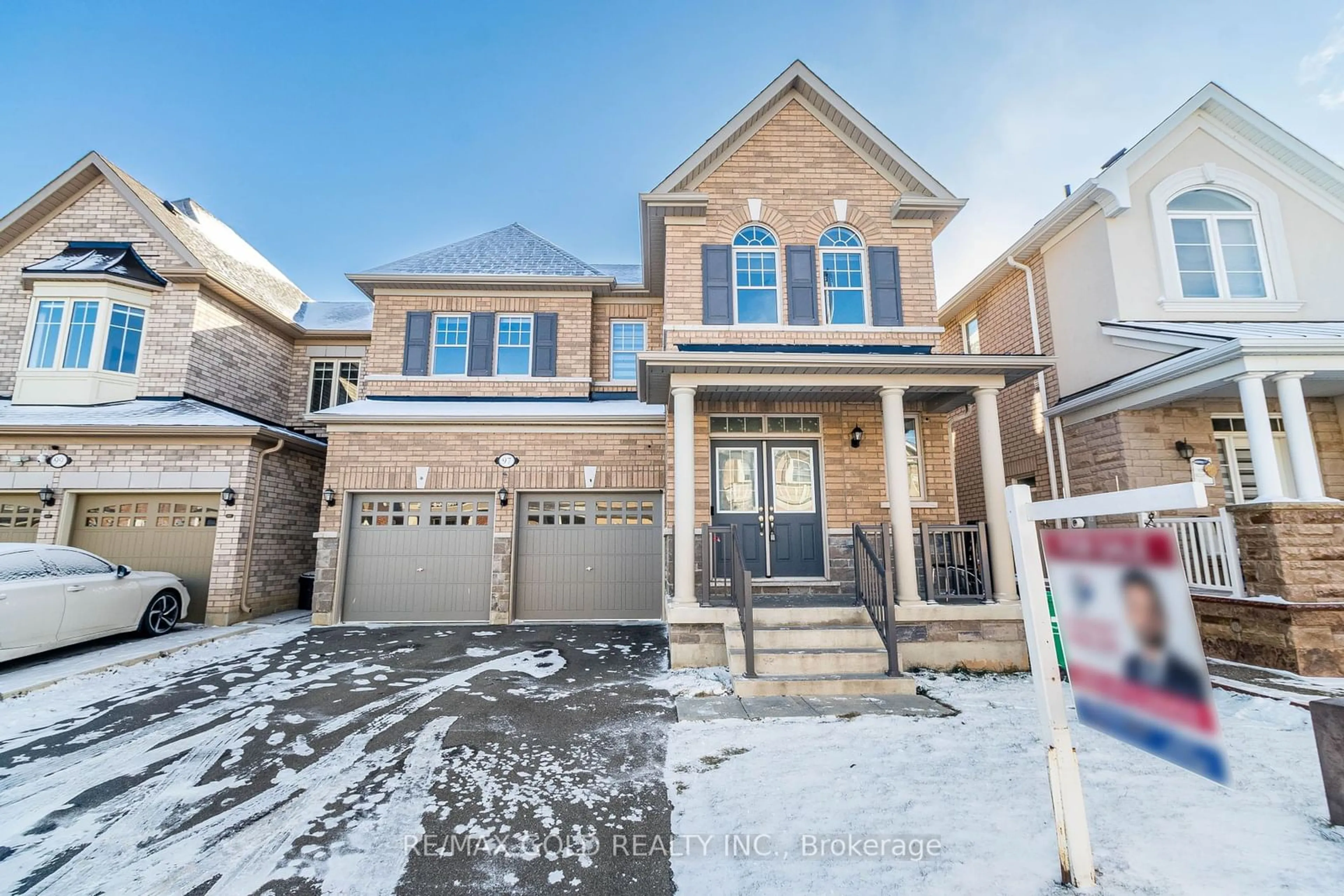 Home with brick exterior material, street for 97 Benhurst Cres, Brampton Ontario L7A 5A4