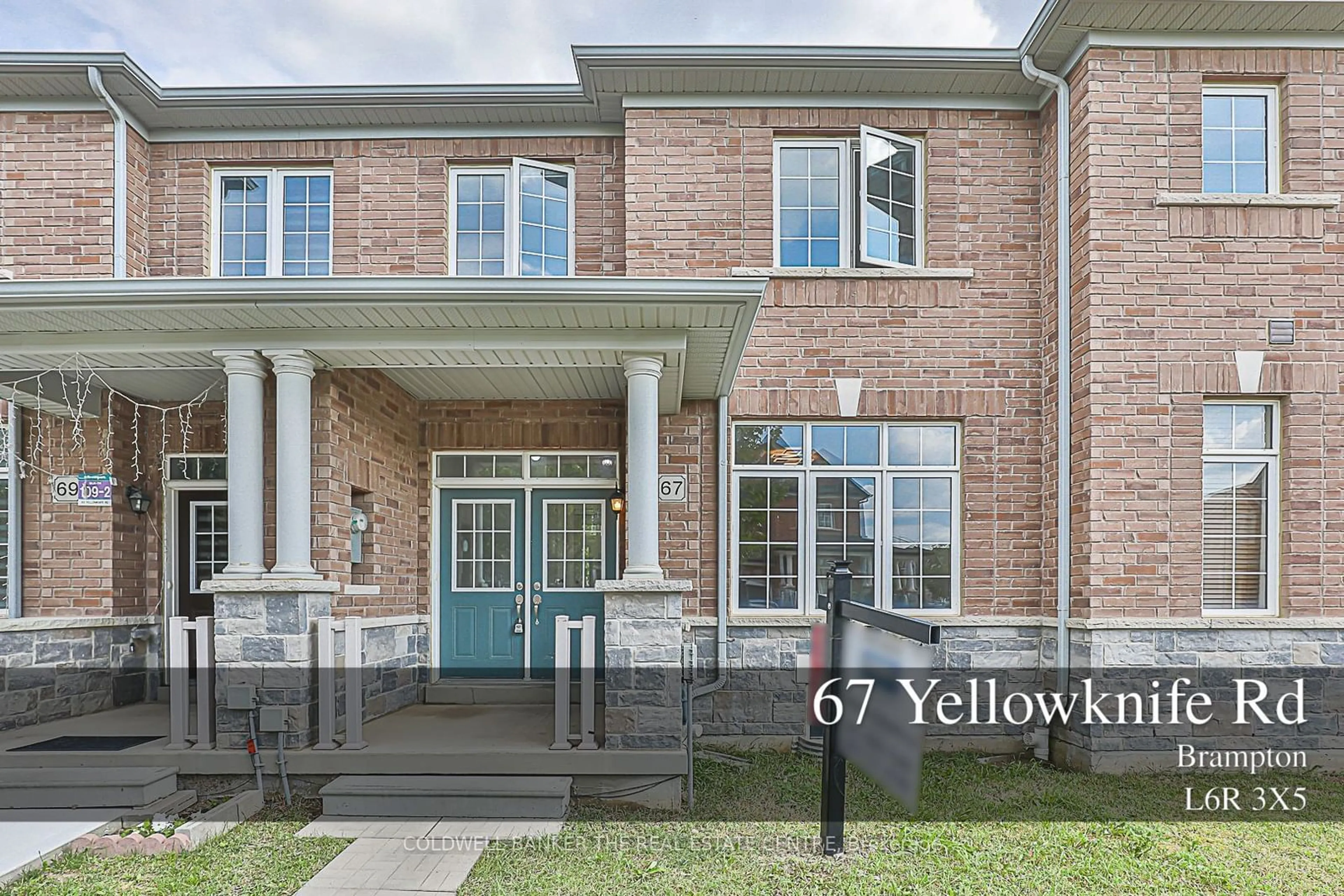 Home with brick exterior material, street for 67 Yellowknife Rd, Brampton Ontario L6R 3X5