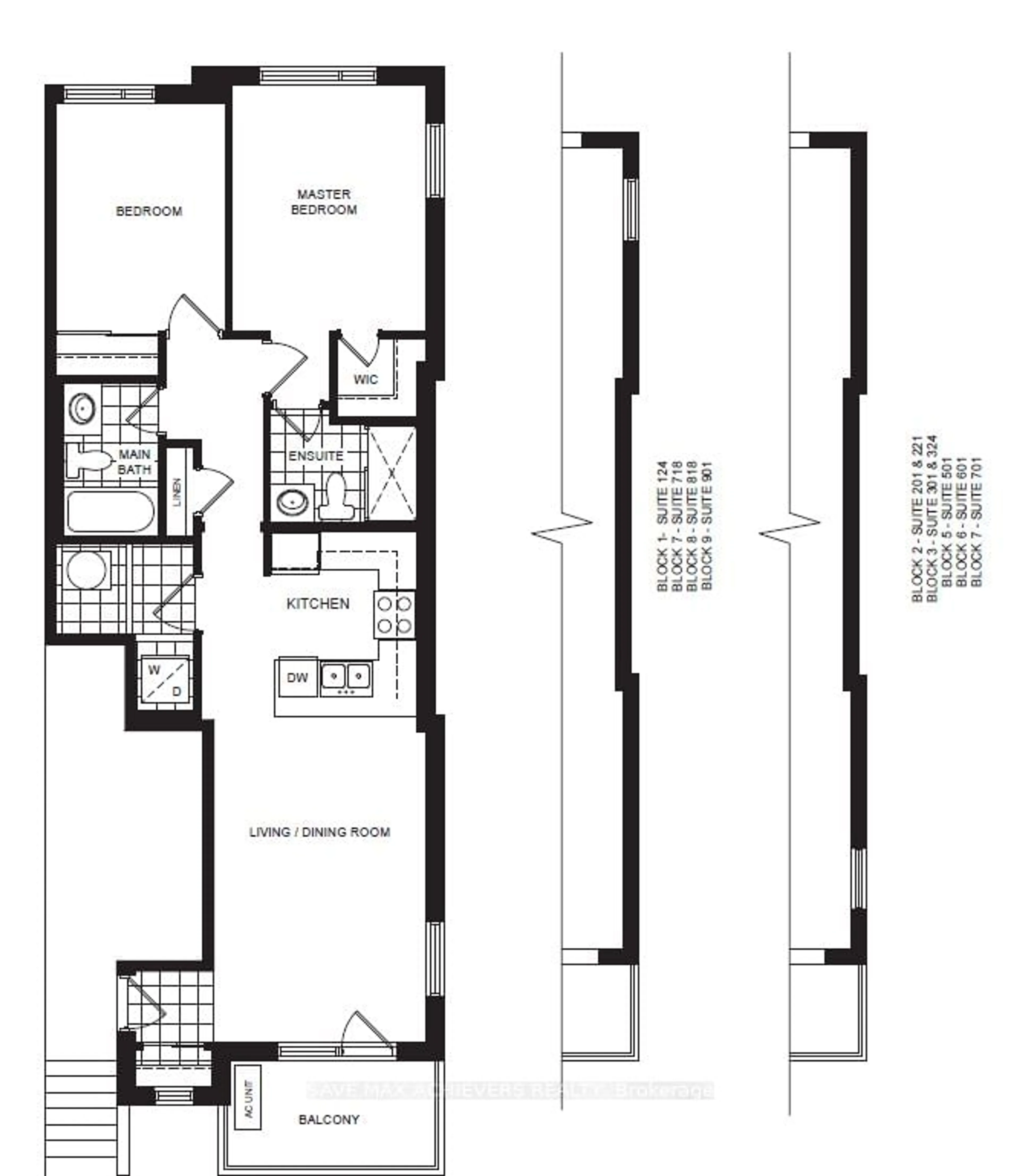 Floor plan for 1581 Rose Way #124, Milton Ontario L9E 1N4