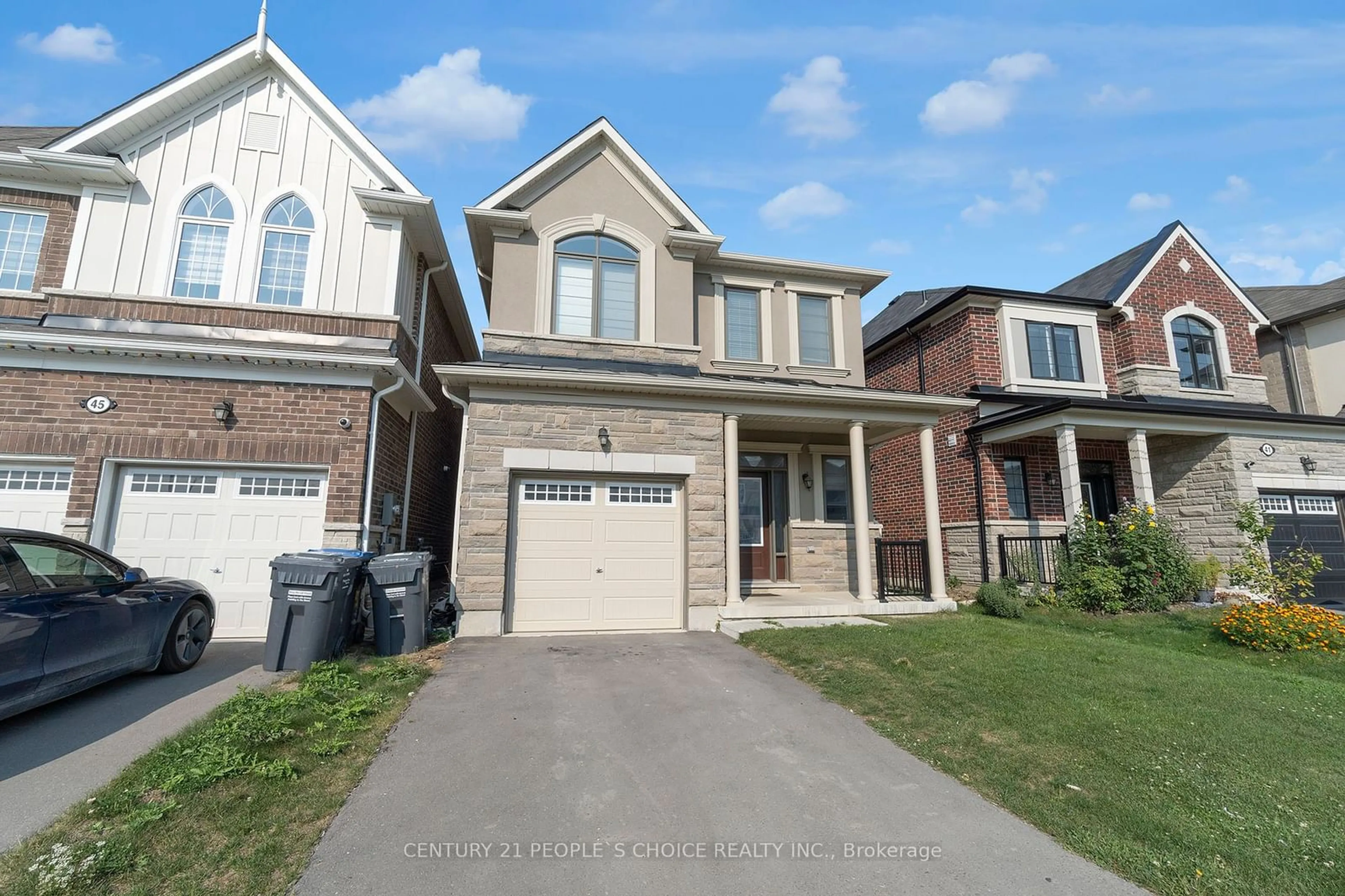 Home with brick exterior material, street for 43 Speckled Alder St, Caledon Ontario L7C 4J1