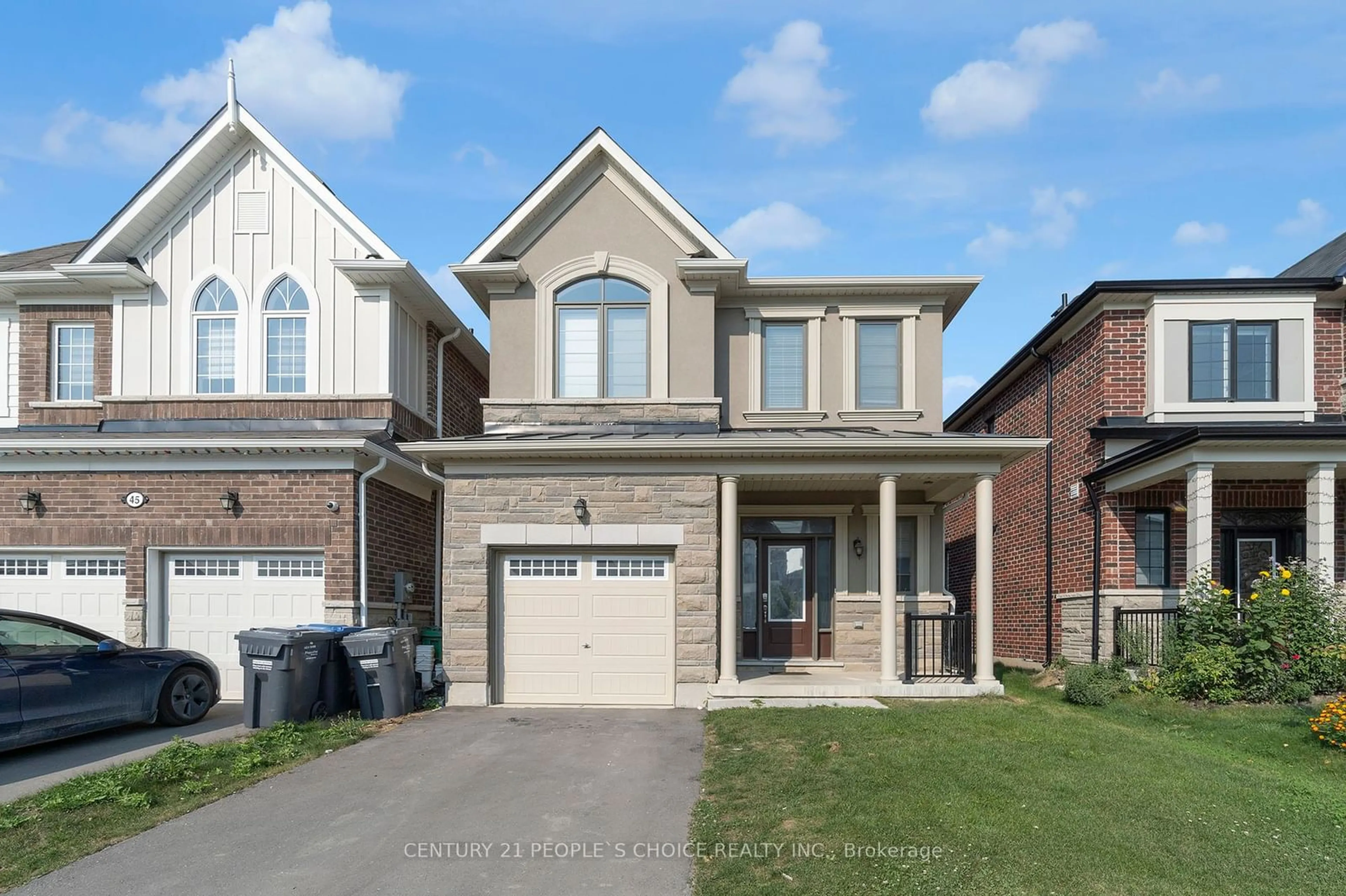 Home with brick exterior material, street for 43 Speckled Alder St, Caledon Ontario L7C 4J1