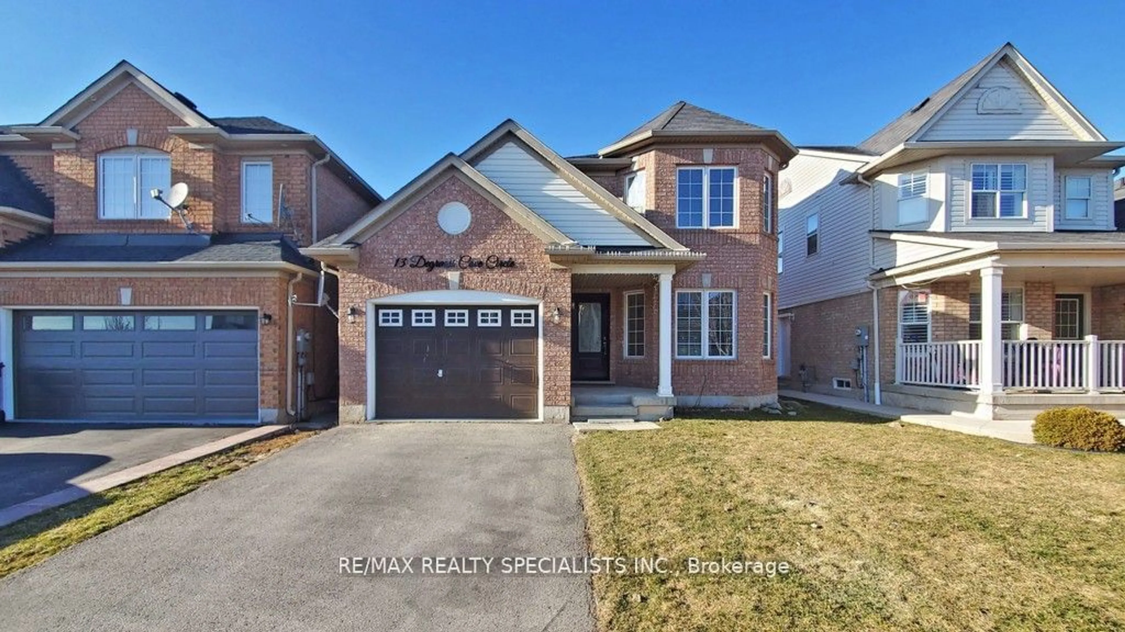 Home with brick exterior material, street for 13 Degrassi Cove Circ, Brampton Ontario L6X 0N7