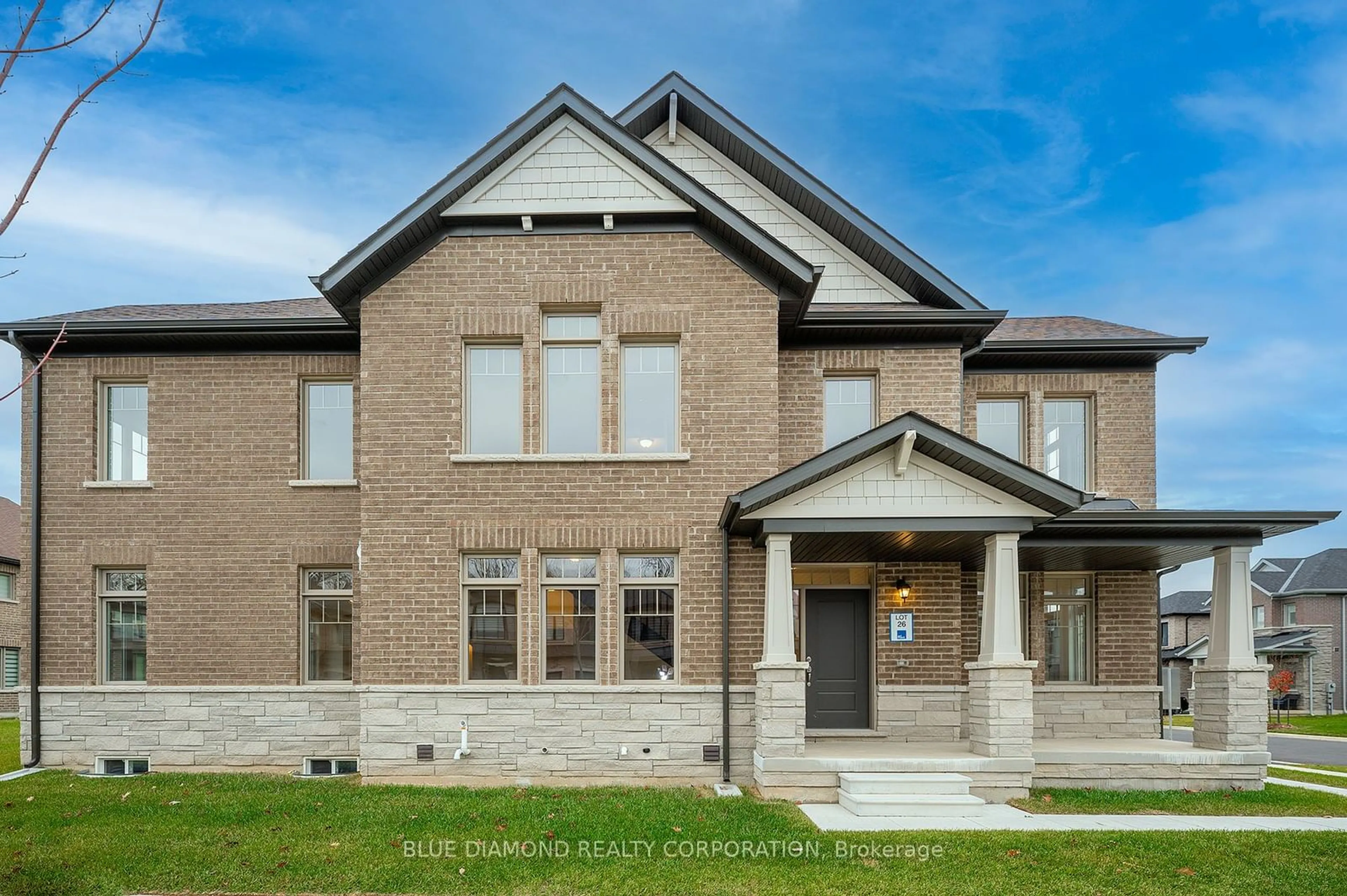 Home with brick exterior material, street for 605 FULLUM LANDING, Milton Ontario L9E 1V1