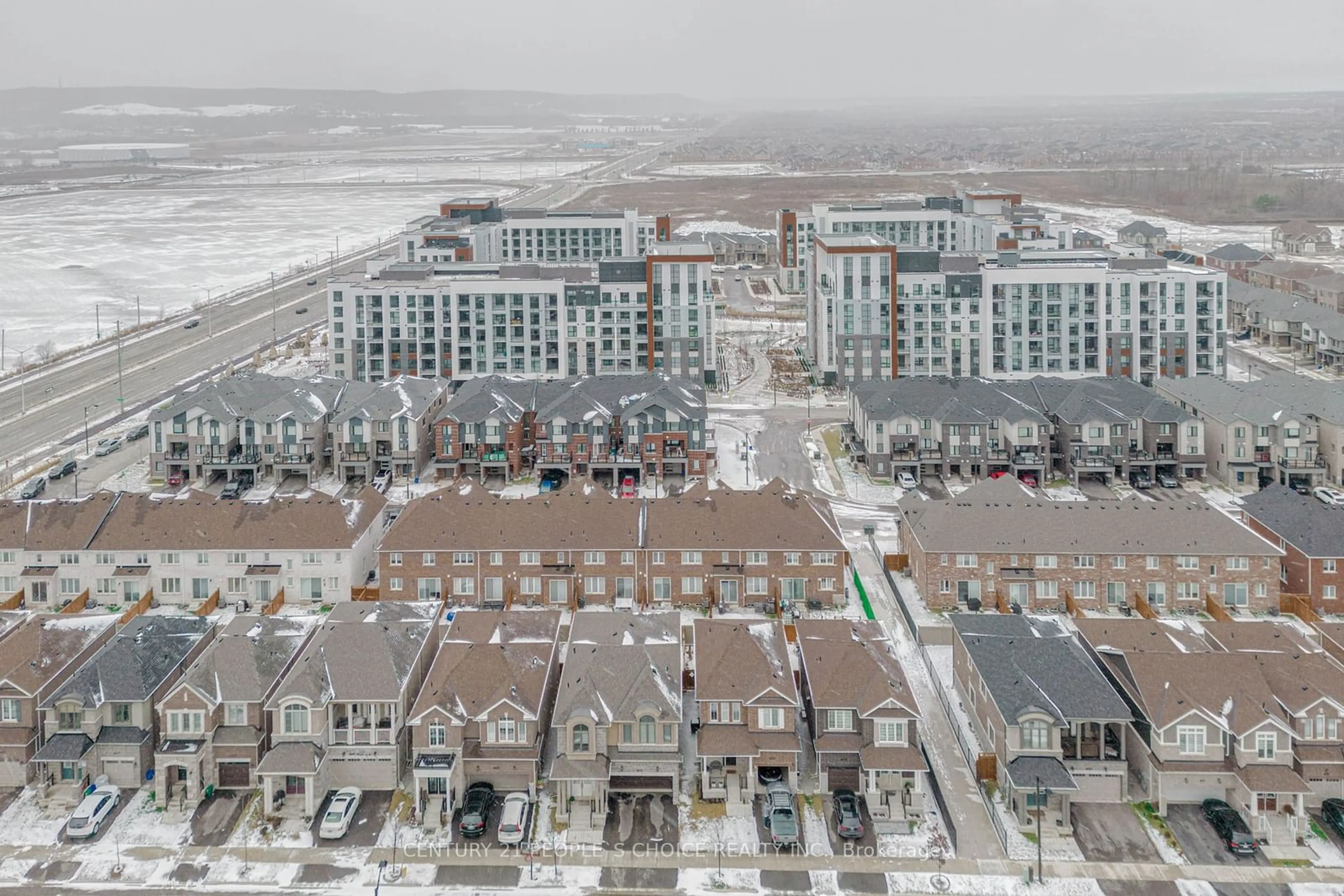 A pic from outside/outdoor area/front of a property/back of a property/a pic from drone, city buildings view from balcony for 461 Boyd Lane, Milton Ontario L9T 2X5