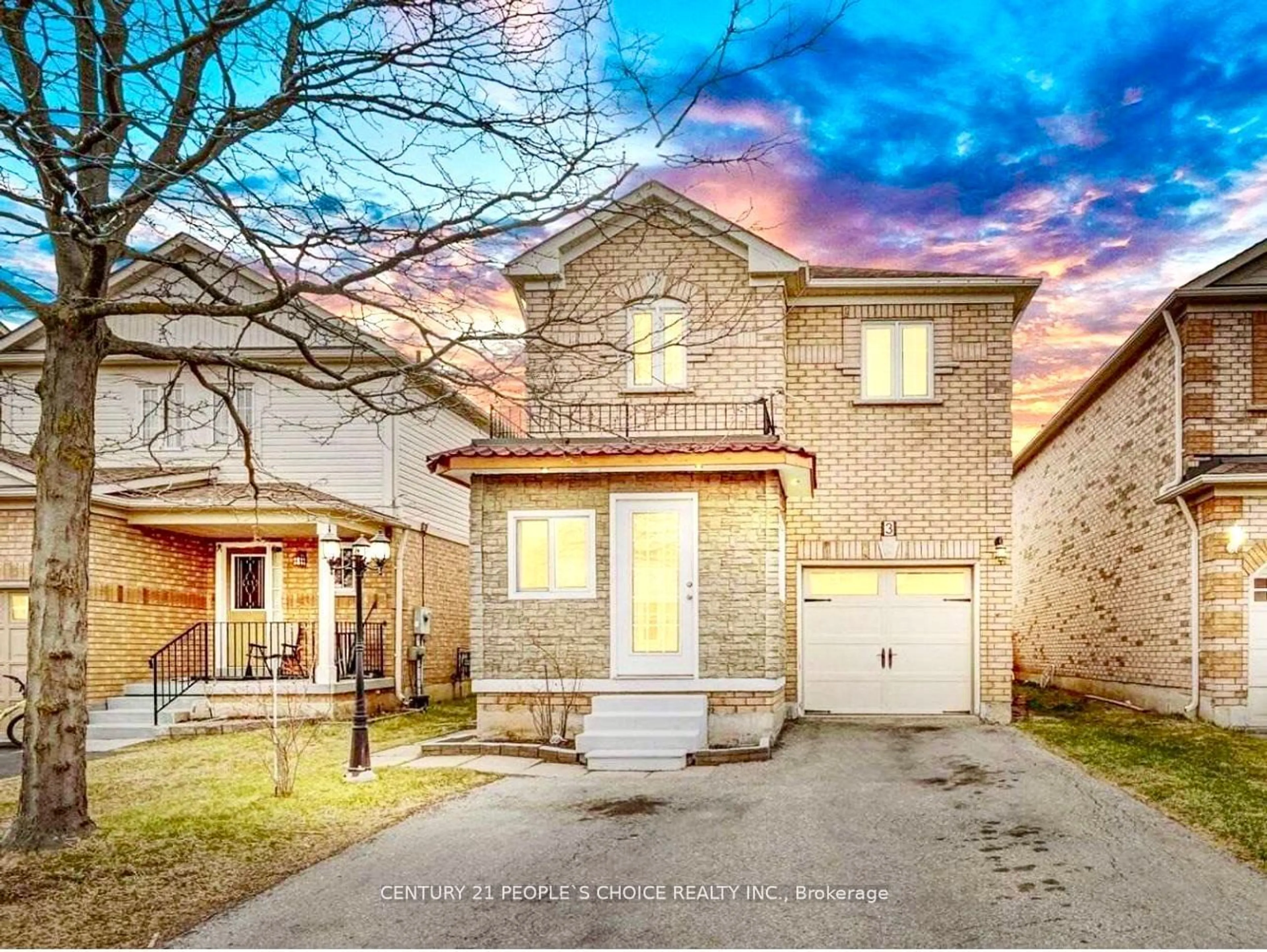 Home with brick exterior material, street for 3 Weatherell Dr, Brampton Ontario L7A 1Y7