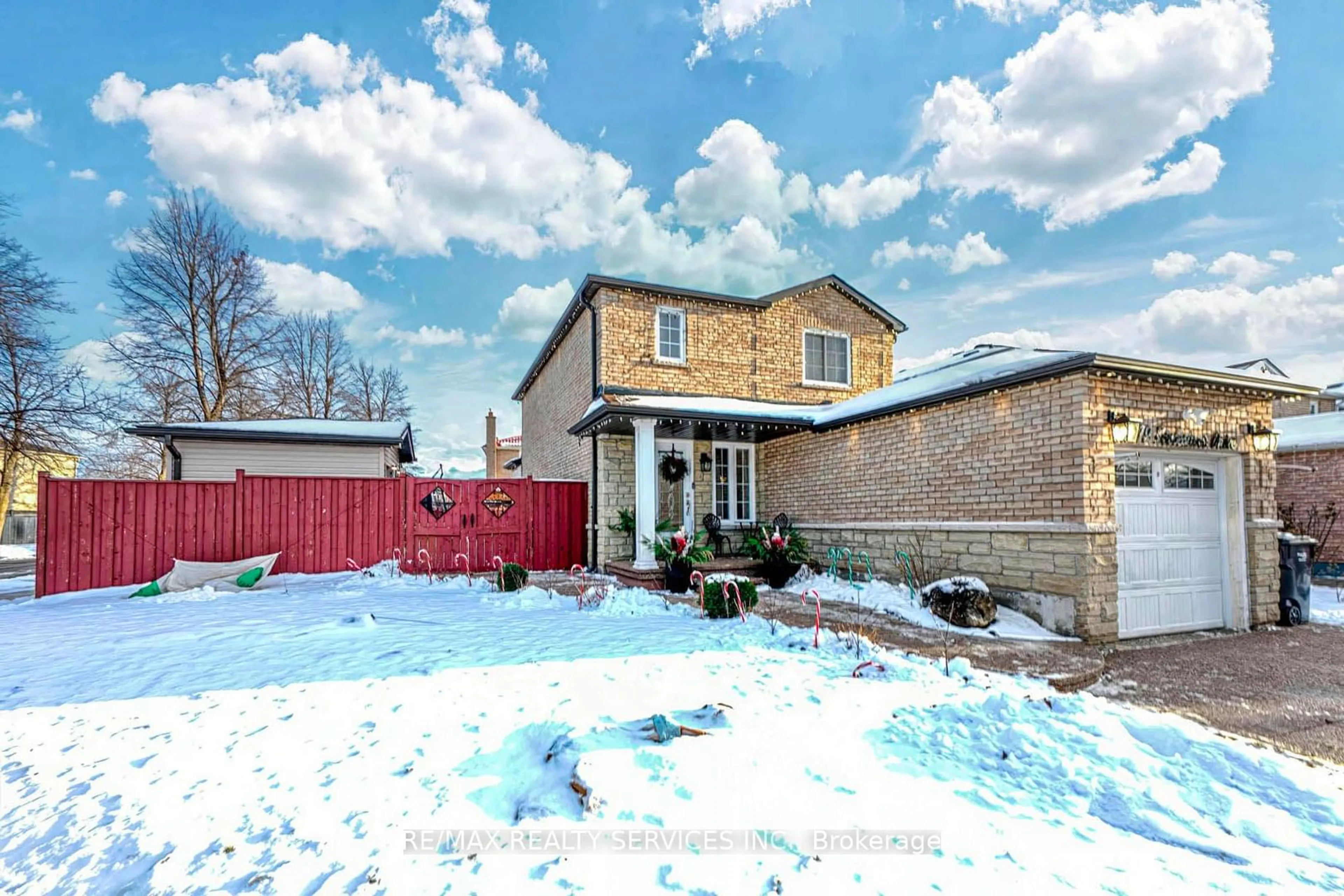 Home with brick exterior material, street for 179 Ecclestone Dr, Brampton Ontario L6X 3R1