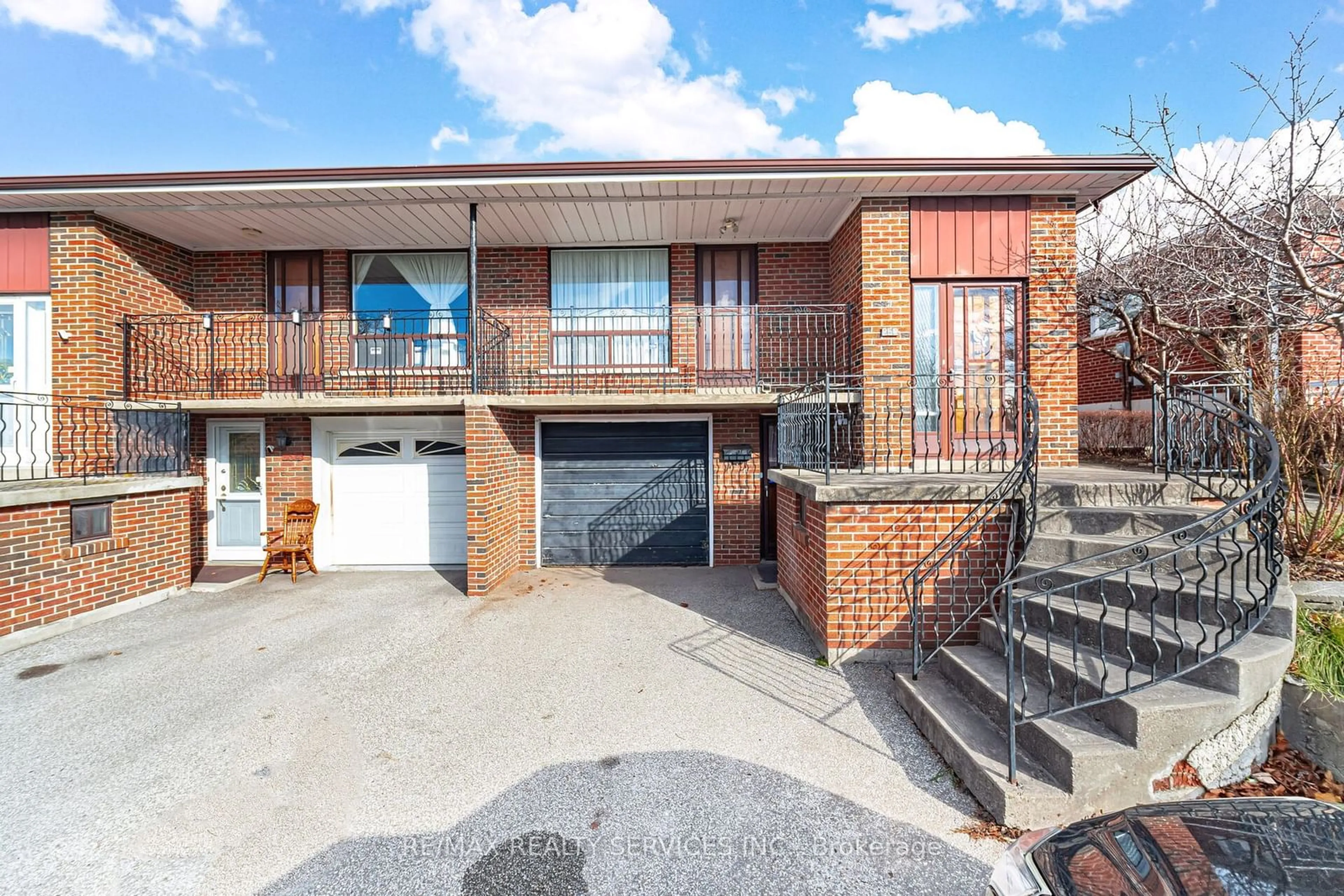 Home with brick exterior material, street for 252 Grandravine Dr, Toronto Ontario M3N 1J3