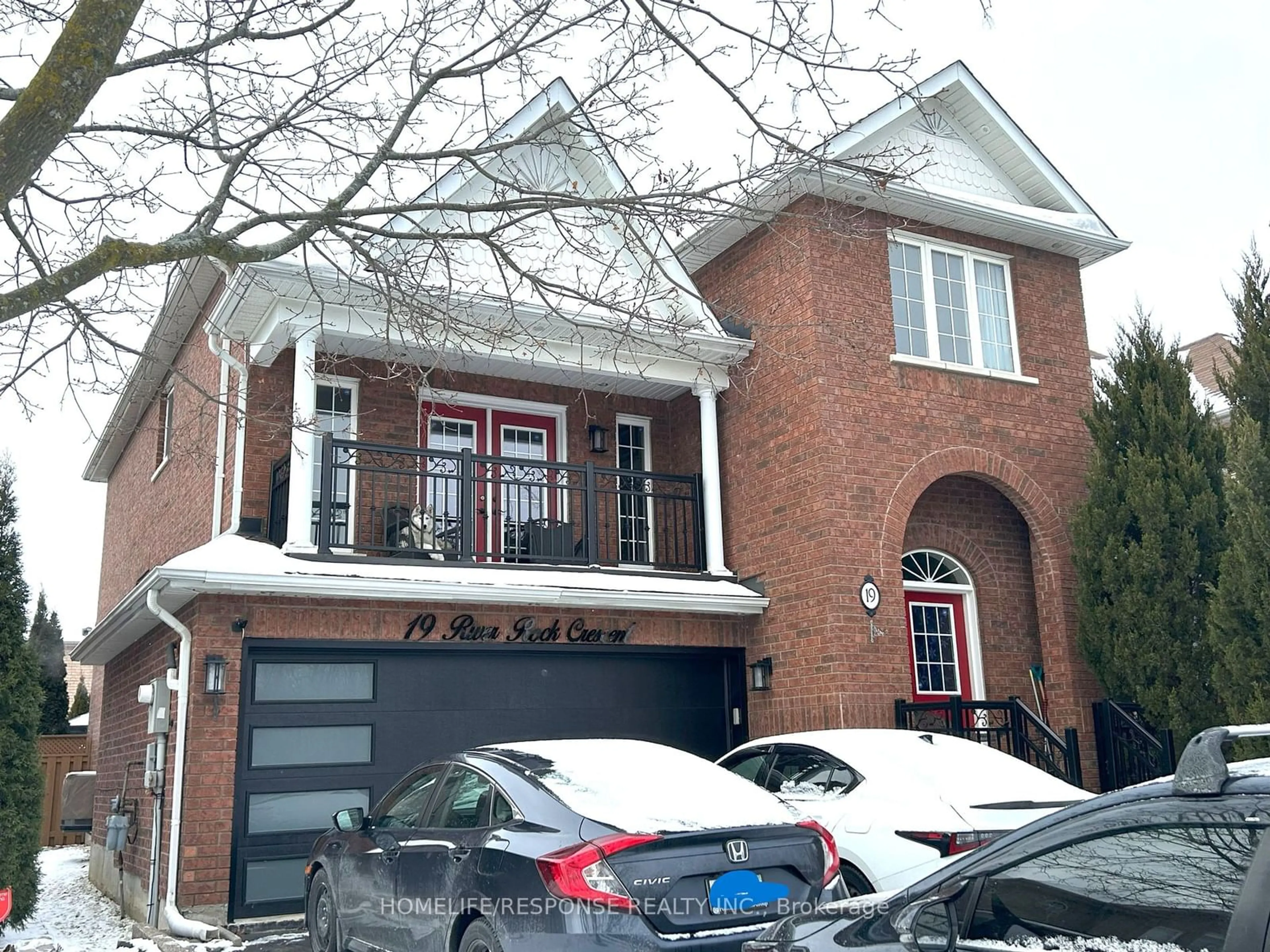 Home with brick exterior material, street for 19 RIVER ROCK Cres, Brampton Ontario L7A 2V2