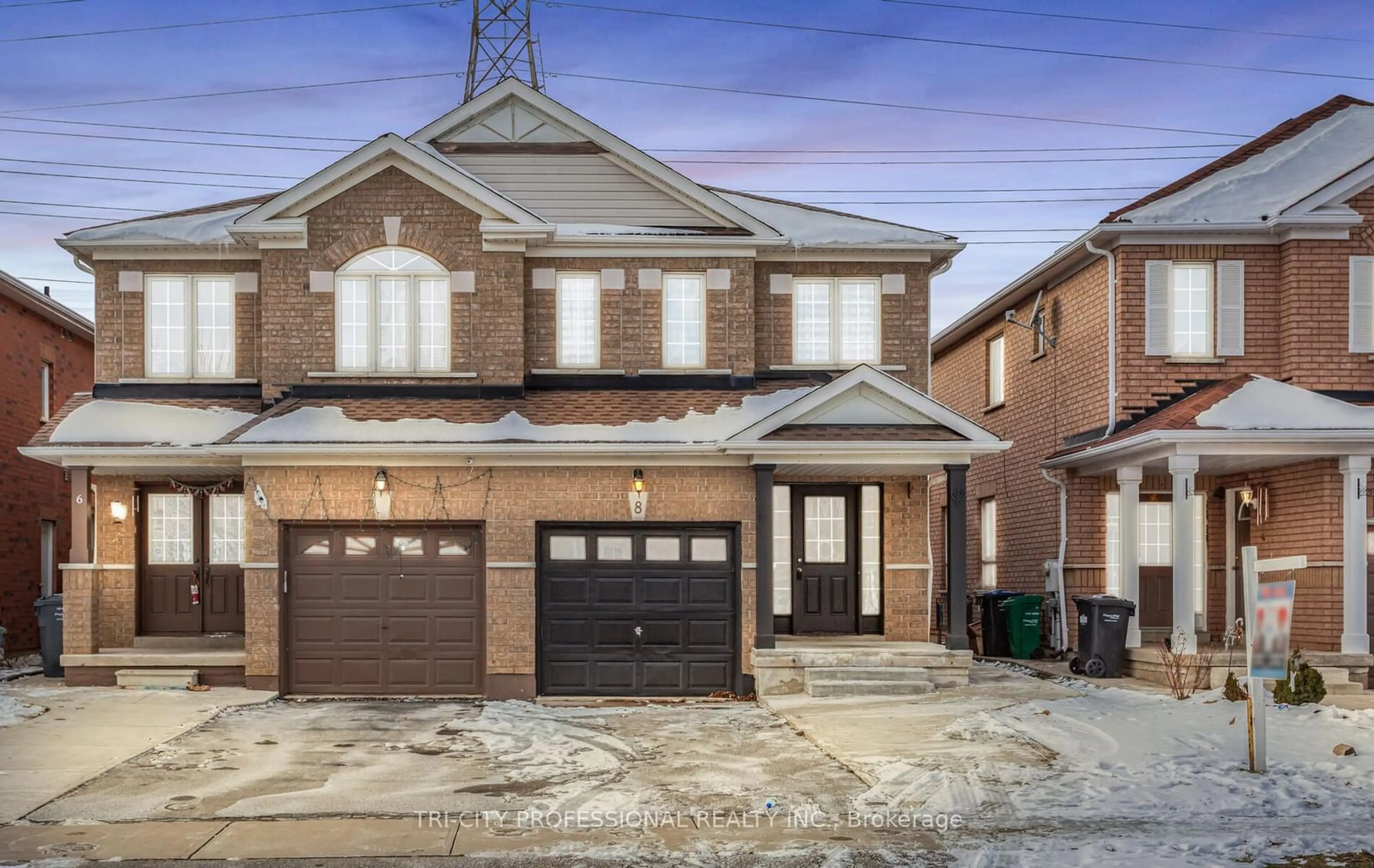 Home with brick exterior material, street for 8 Wicklow Rd, Brampton Ontario L6X 0J7