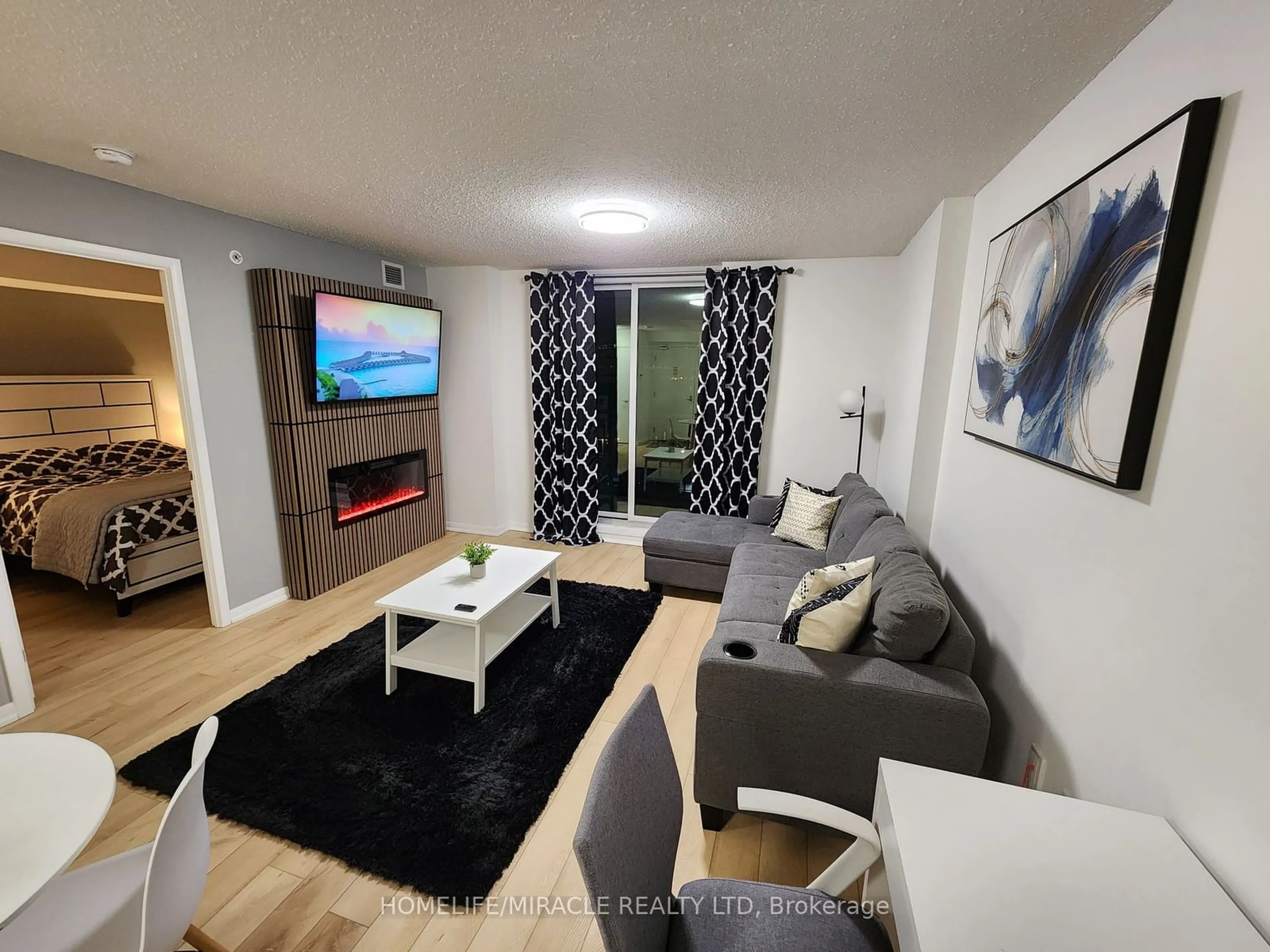 Living room with furniture, unknown for 800 Lawrence Ave #407, Toronto Ontario M6A 0B7