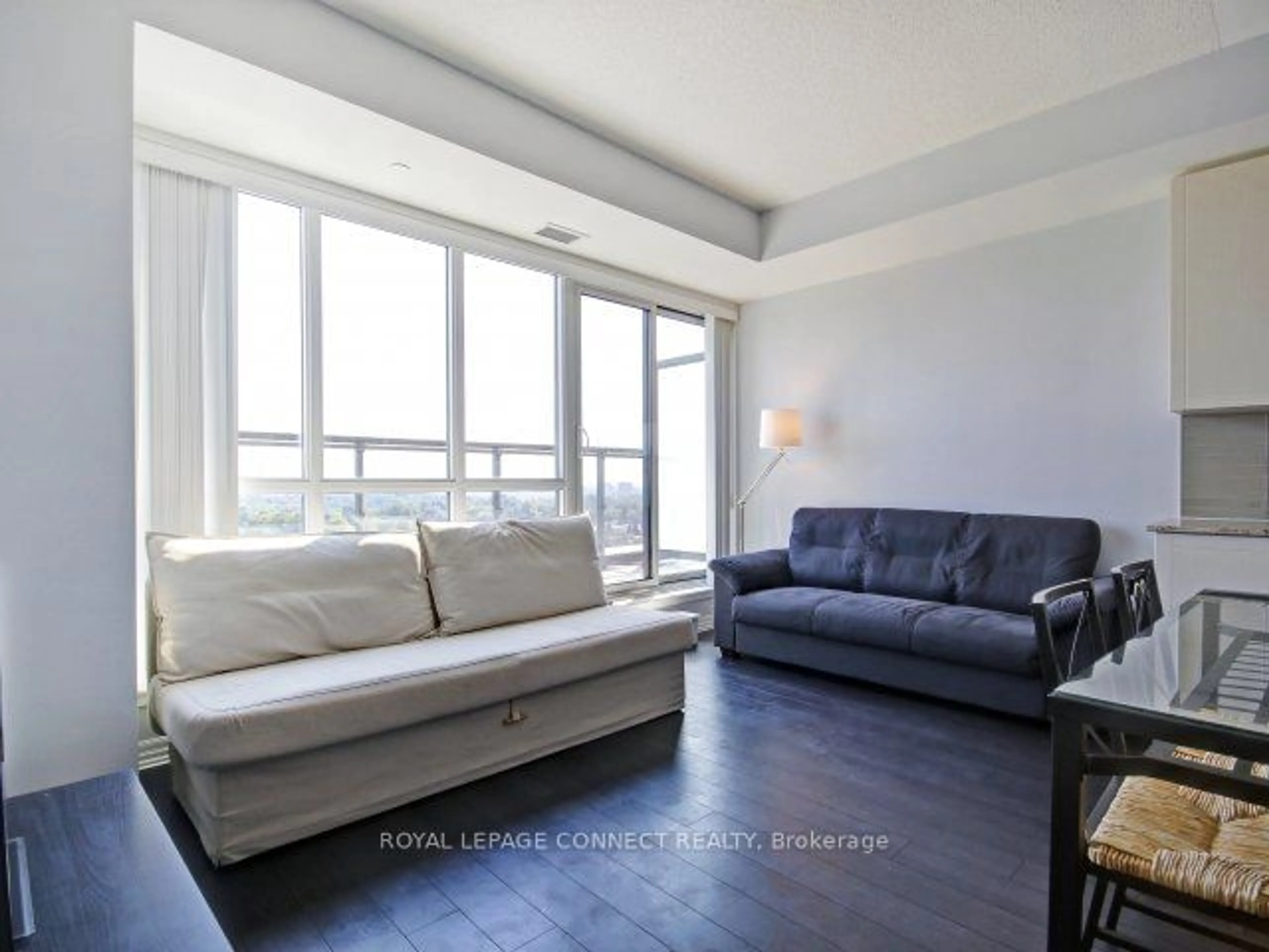 Living room with furniture, unknown for 80 Esther Lorrie Dr #1207, Toronto Ontario M9W 0C6