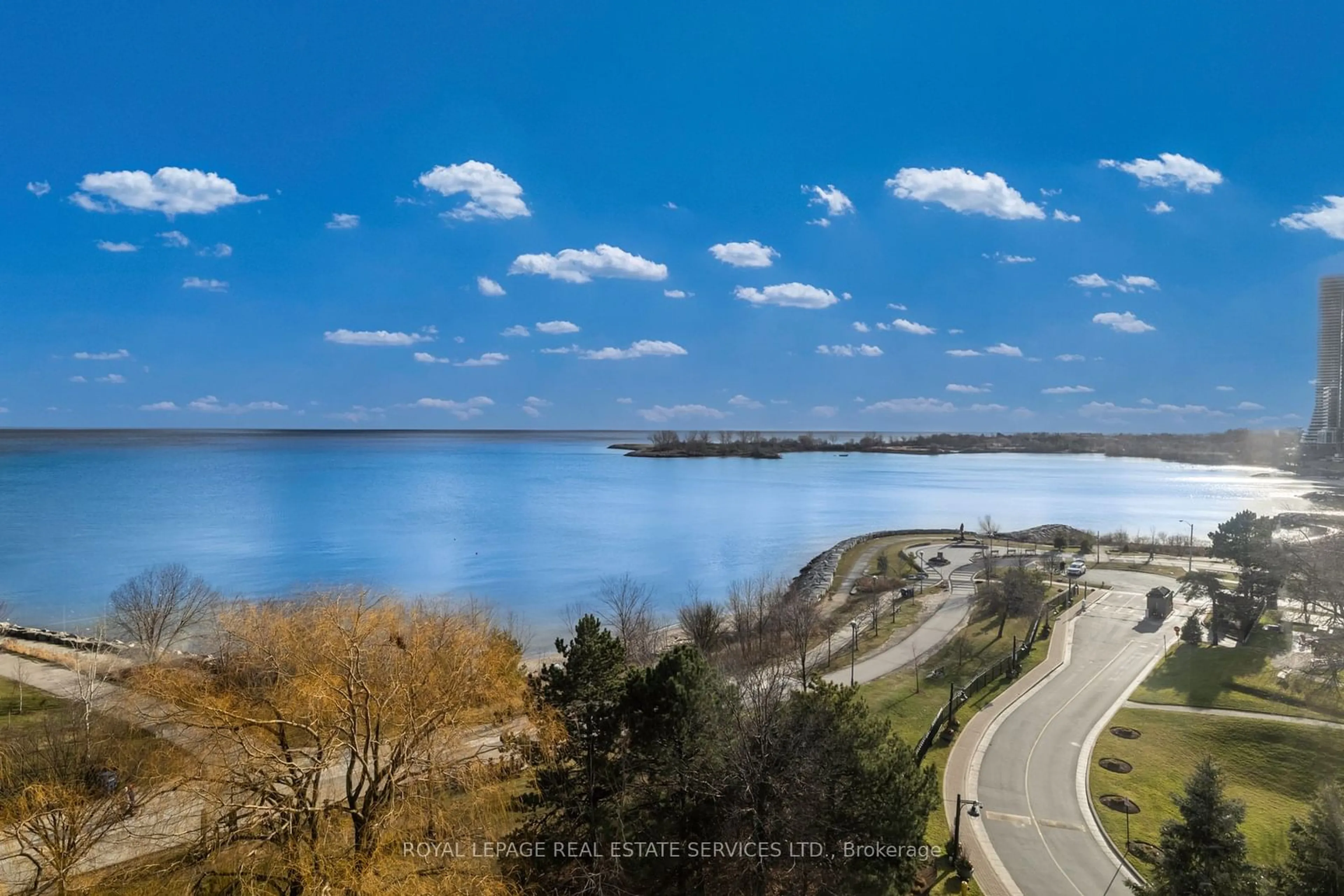 A pic from outside/outdoor area/front of a property/back of a property/a pic from drone, water/lake/river/ocean view for 1 Palace Pier Crt #804, Toronto Ontario M8V 3W9