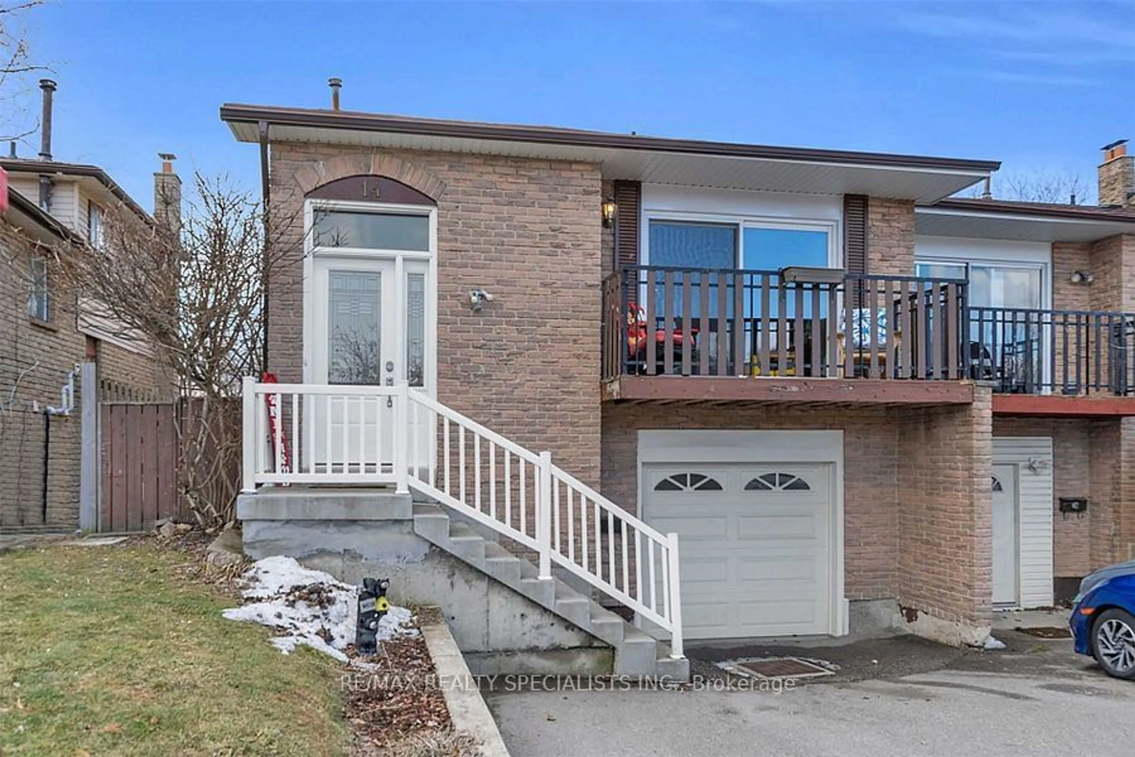 Home with brick exterior material, street for 14 Talbot St, Brampton Ontario L6X 2P5