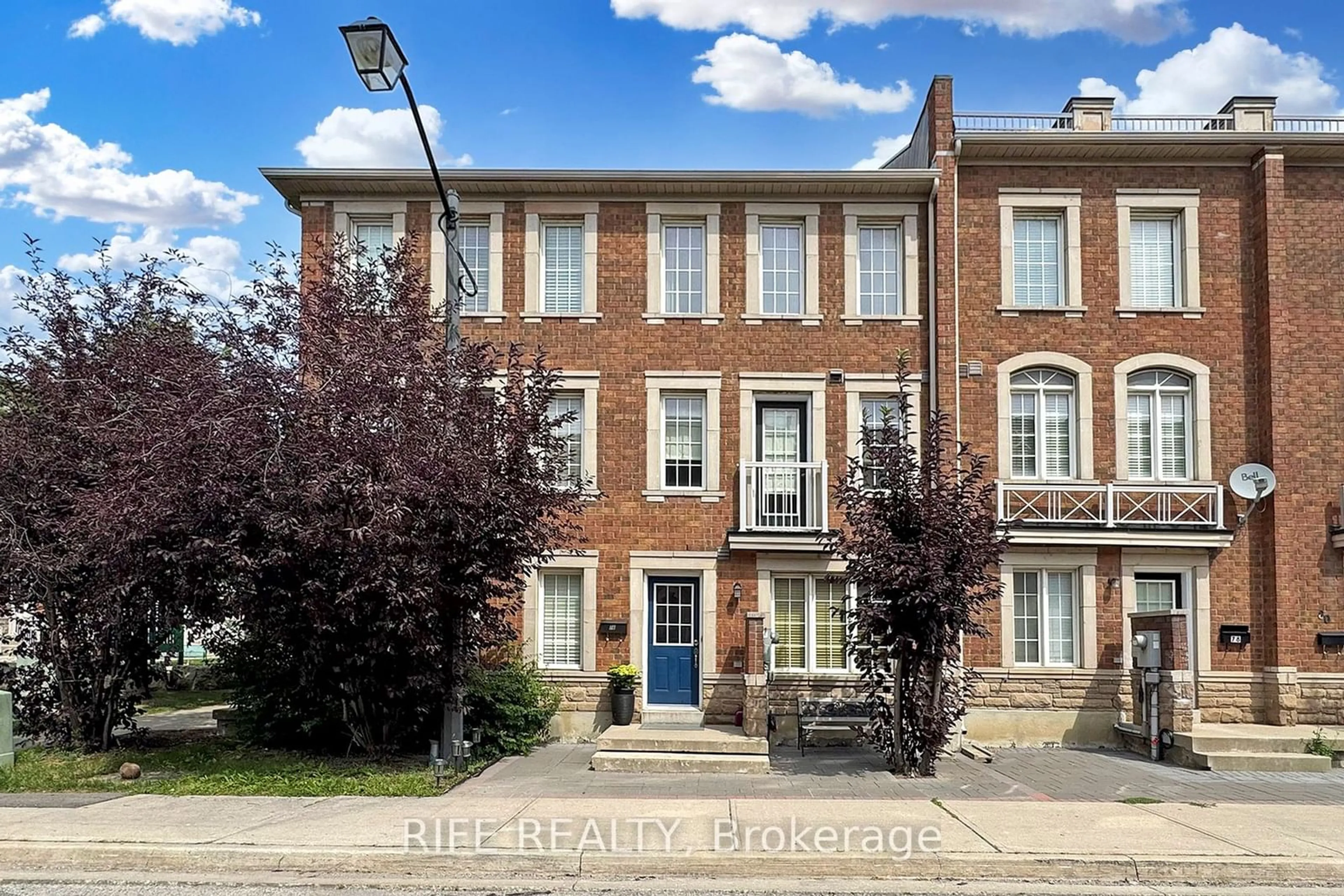 Home with brick exterior material, street for 76 Joseph Griffith Lane, Toronto Ontario M3L 0C7