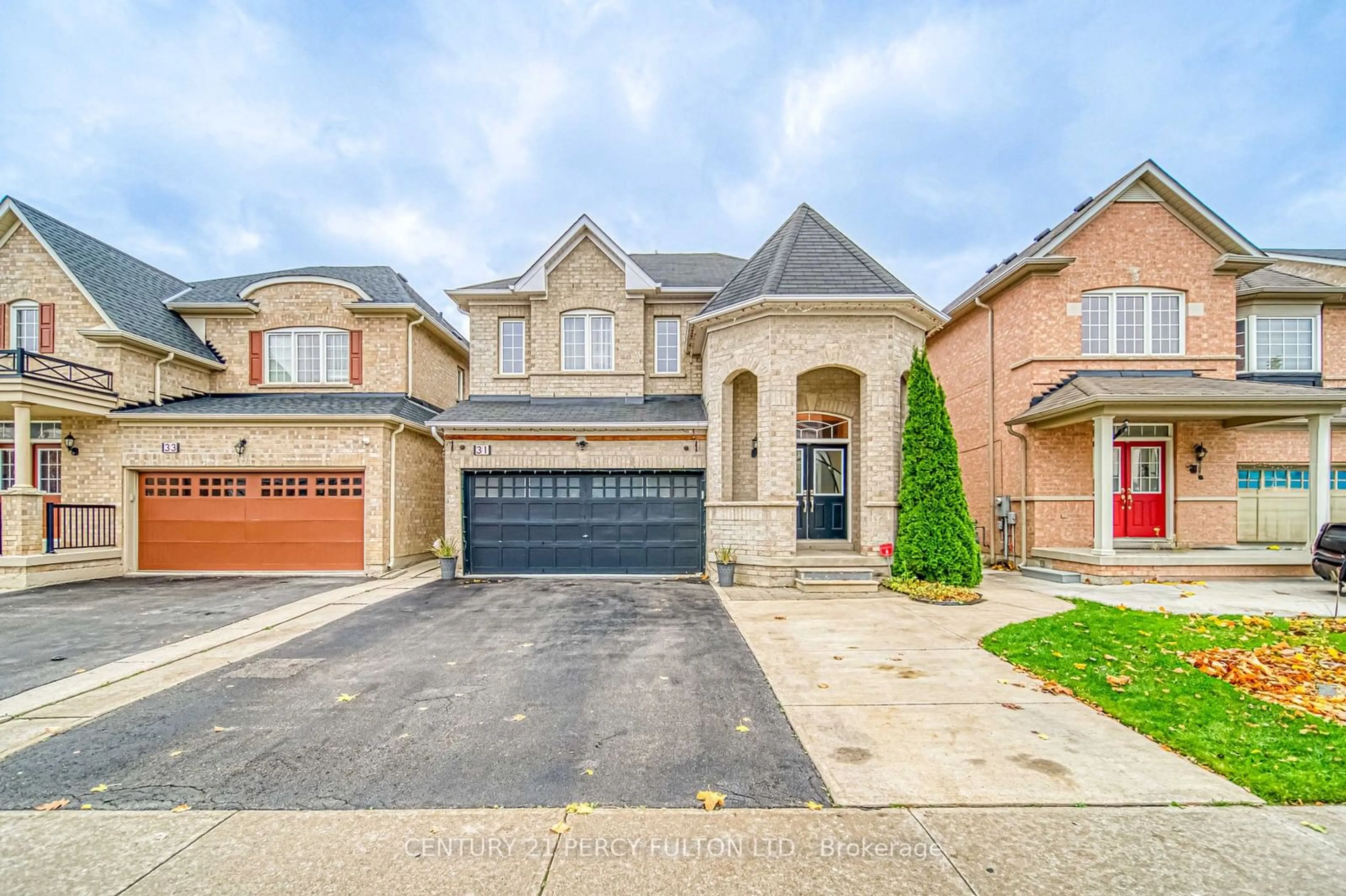 Home with brick exterior material, street for 31 Watsonbrook Dr, Brampton Ontario L6R 0R5