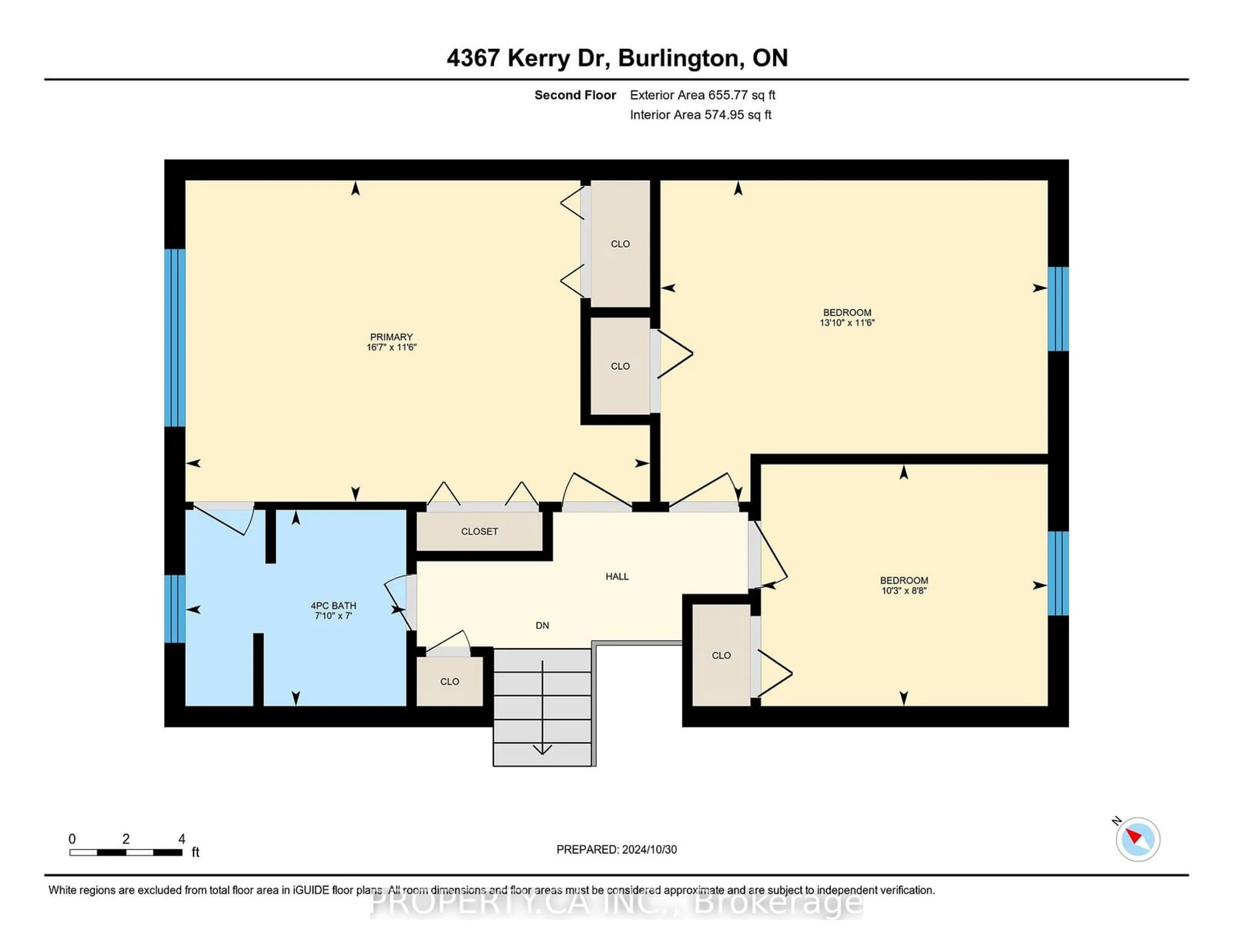 Floor plan for 4367 Kerry Dr, Burlington Ontario L7L 1W2