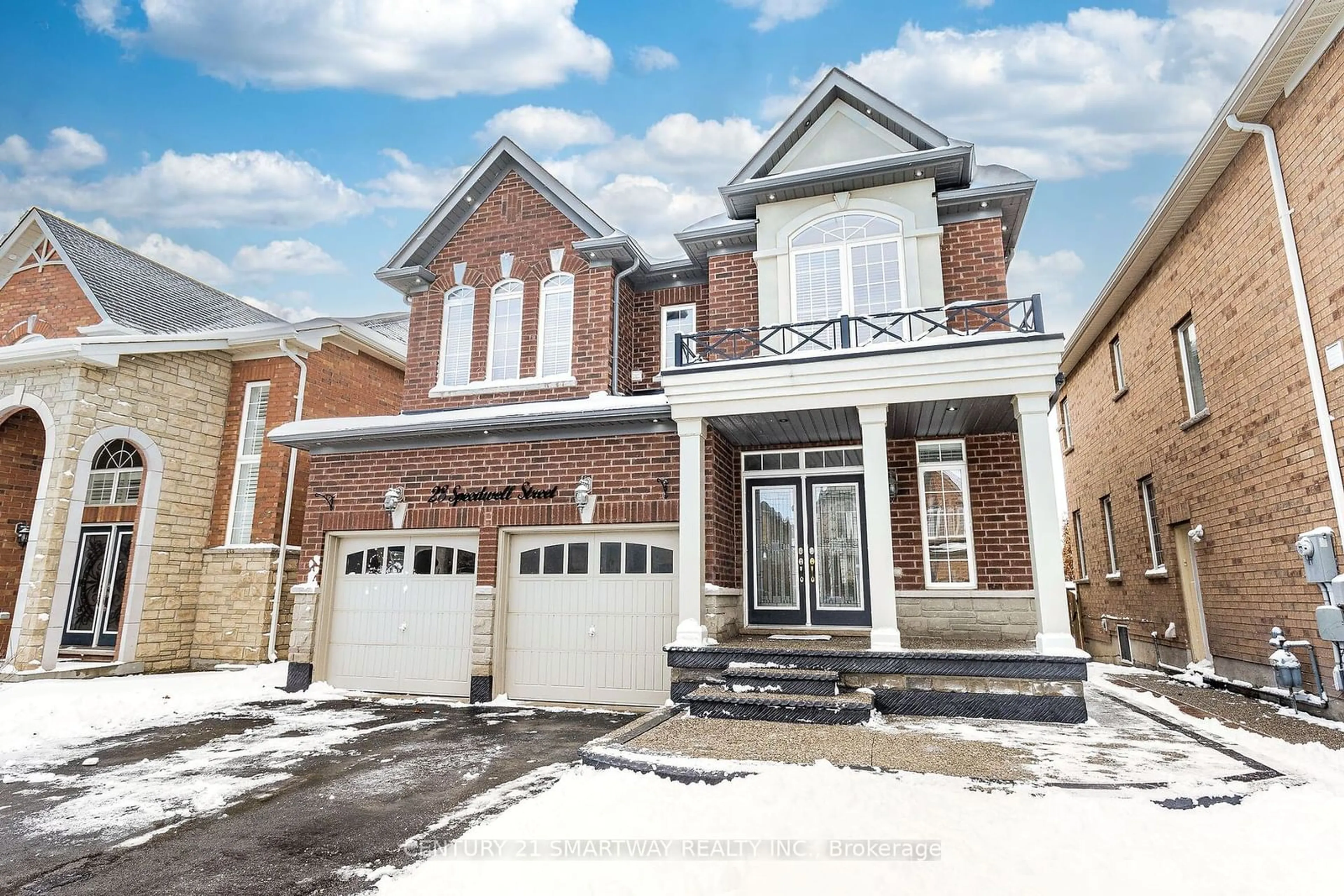 Home with brick exterior material, street for 28 Speedwell St, Brampton Ontario L6X 2Z1