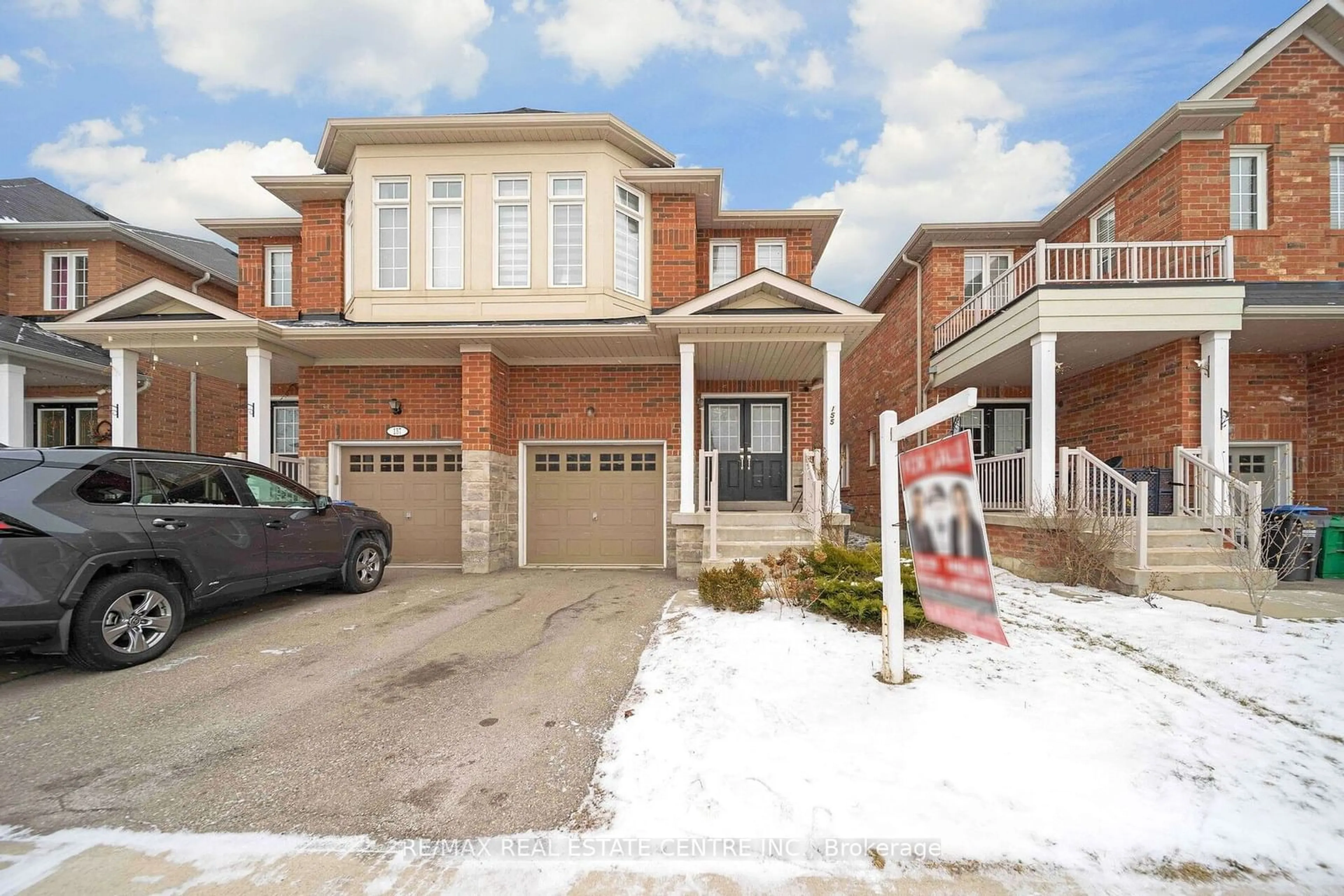 Home with brick exterior material, street for 155 Heartview Rd, Brampton Ontario L6Z 0C9