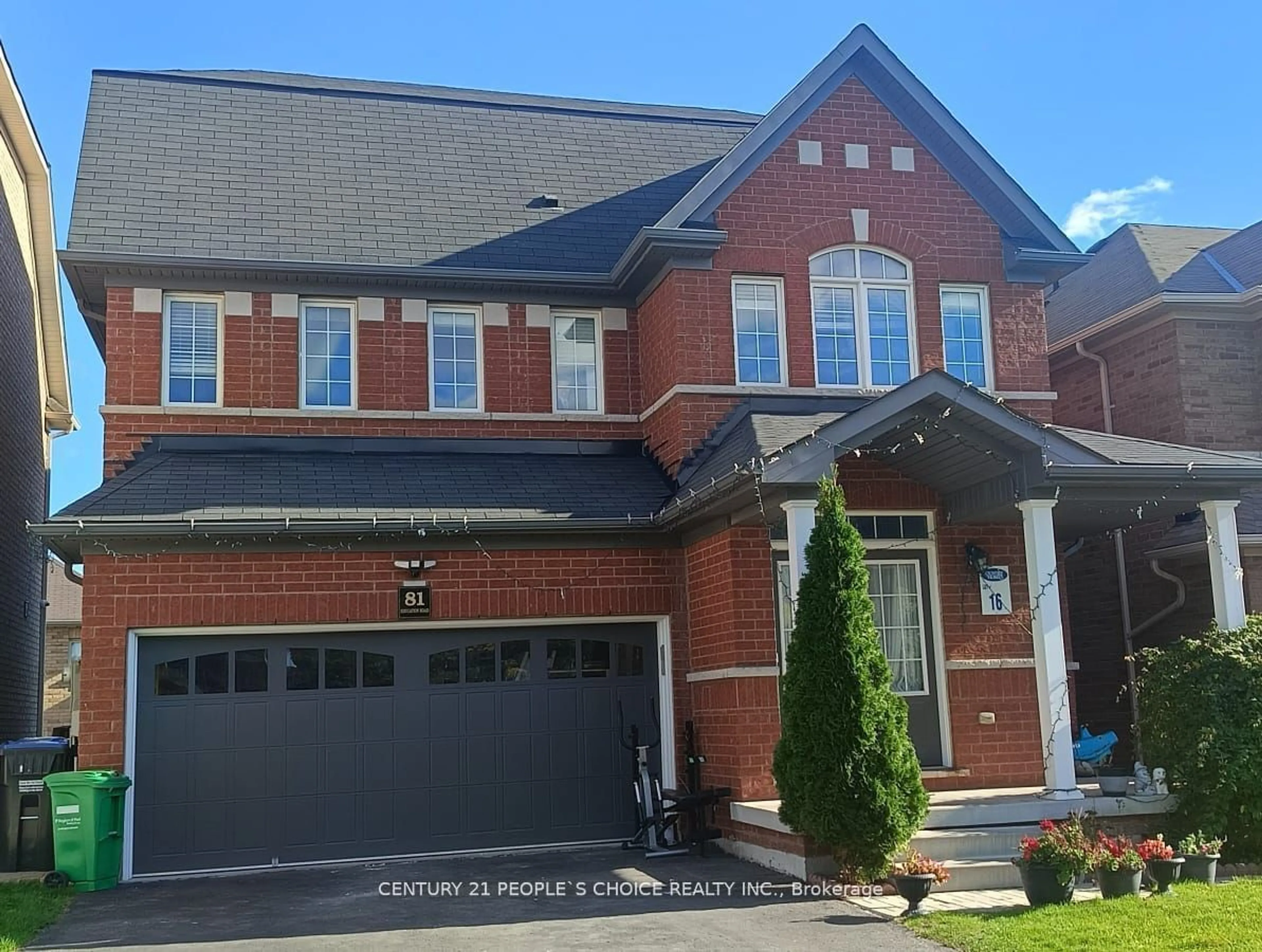 Home with brick exterior material, street for 81 Education Rd, Brampton Ontario L6P 3W3