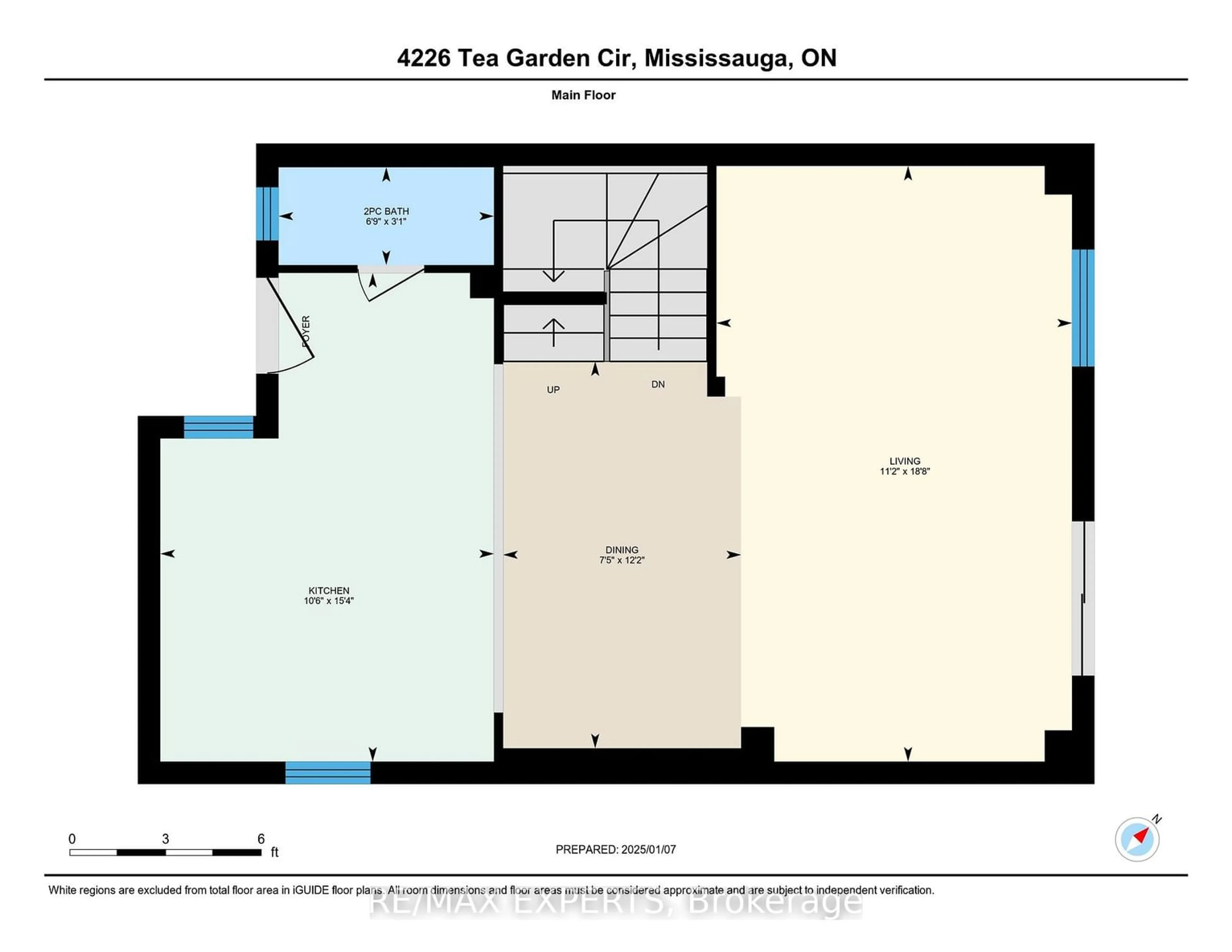 Floor plan for 4226 Tea Garden Circ, Mississauga Ontario L5B 2W8