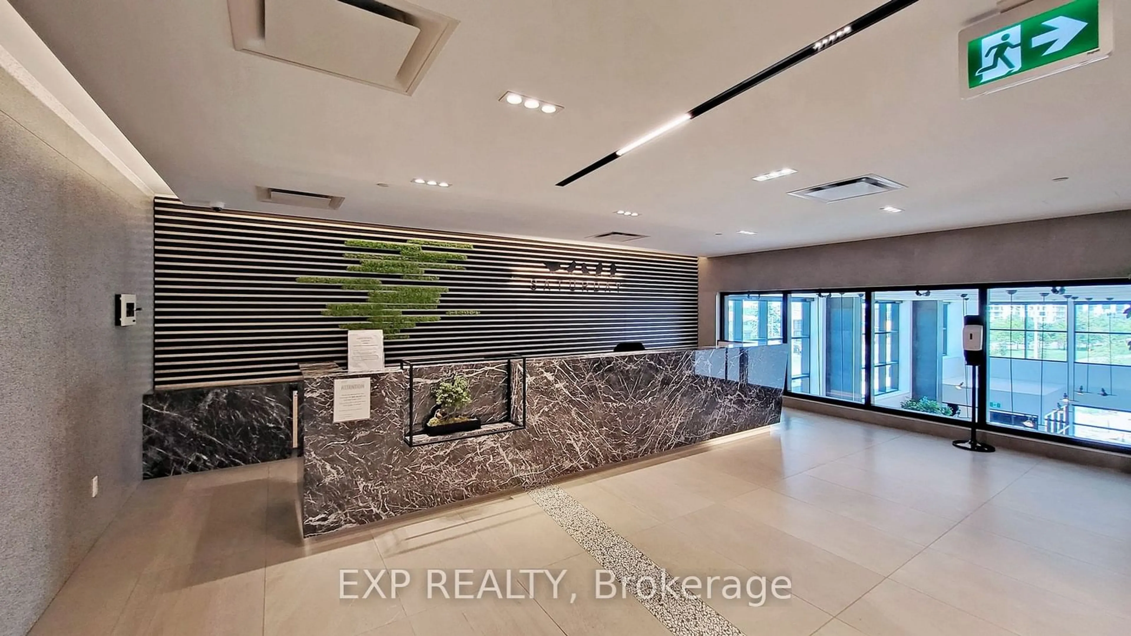 Lobby for 50 George Butchart Dr #715, Toronto Ontario M3K 0C9