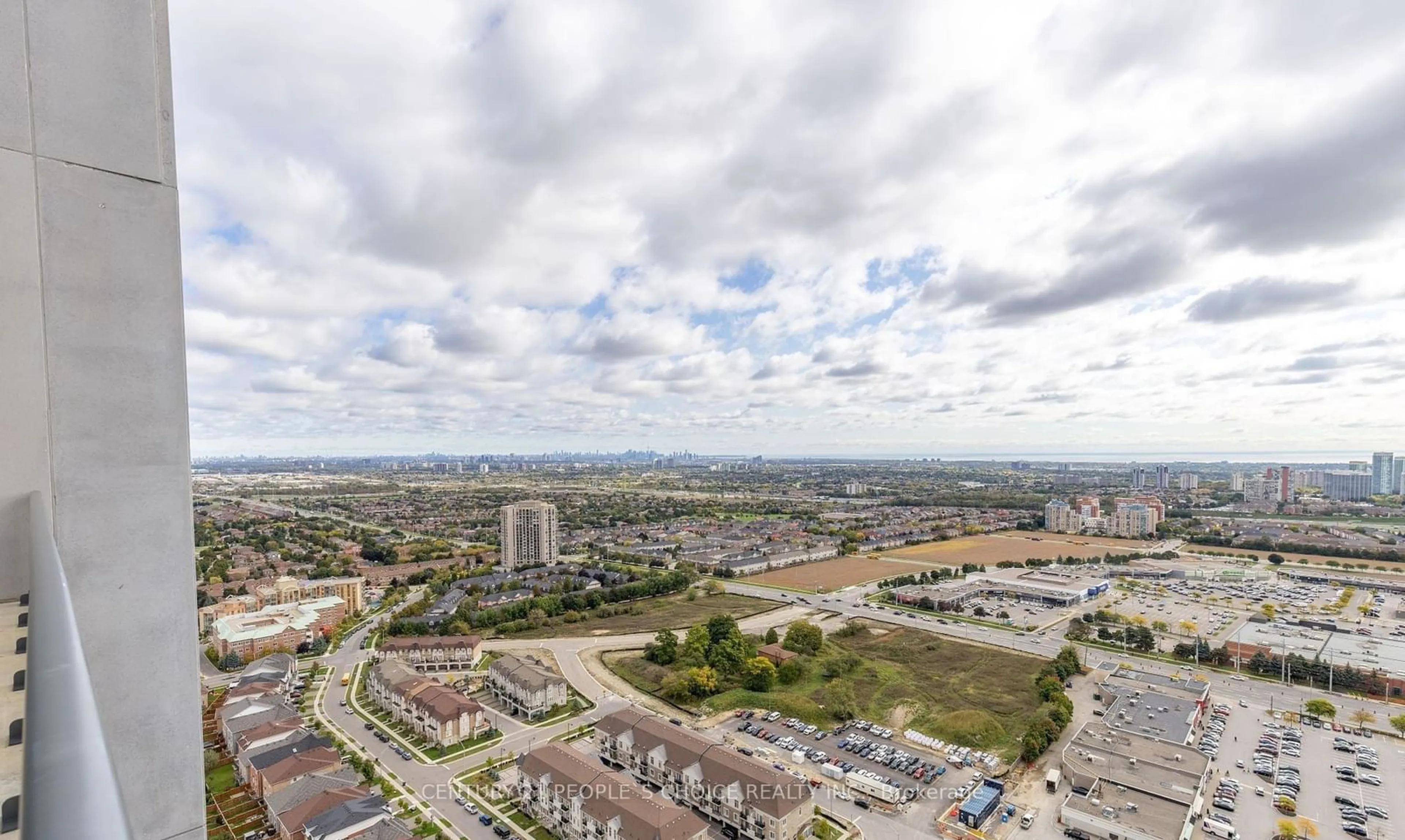 A pic from outside/outdoor area/front of a property/back of a property/a pic from drone, city buildings view from balcony for 8 Nahani Way #Ph20, Mississauga Ontario L4Z 4J8