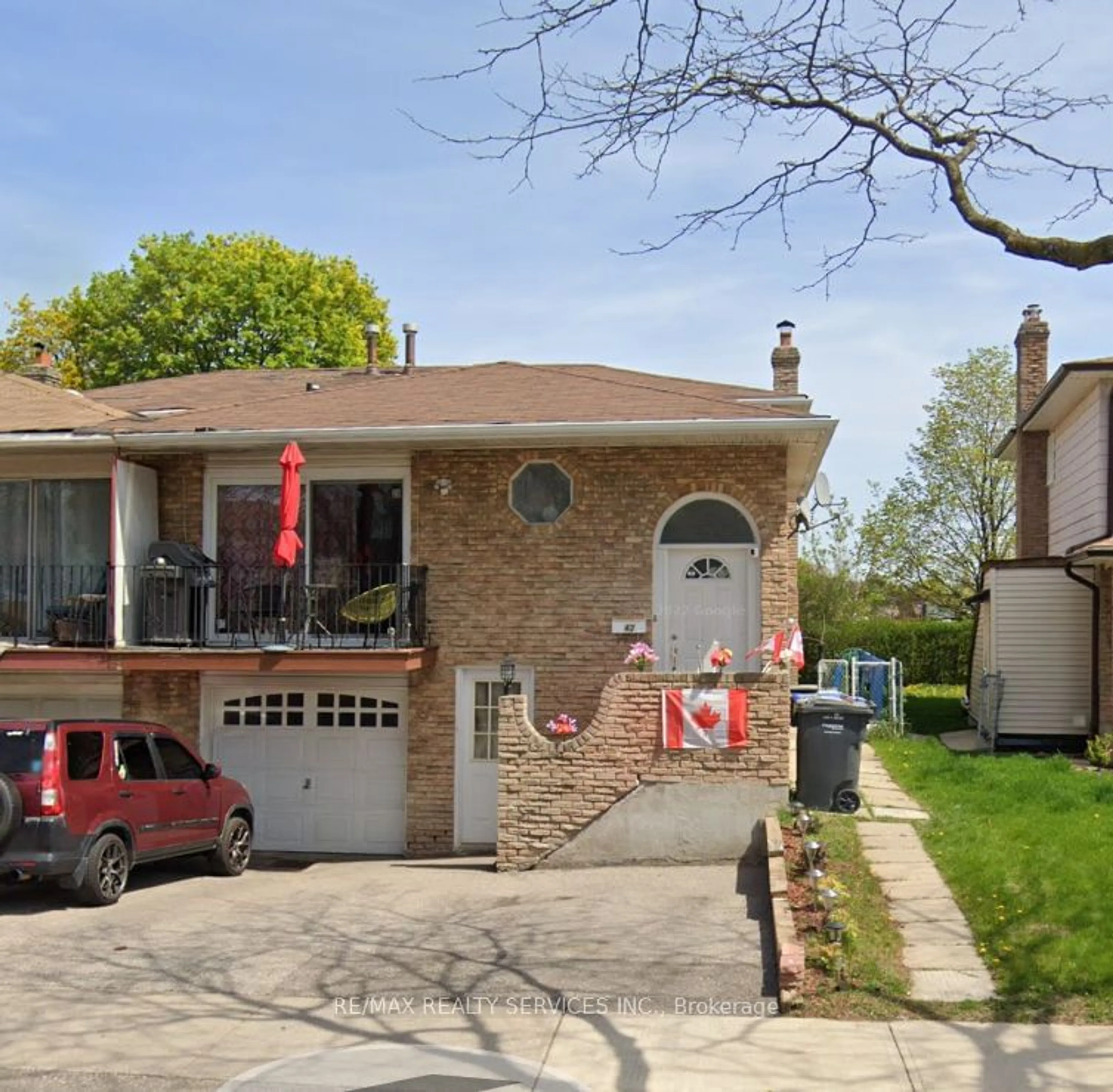 Home with brick exterior material, street for 42 Abell Dr, Brampton Ontario L6V 2V8