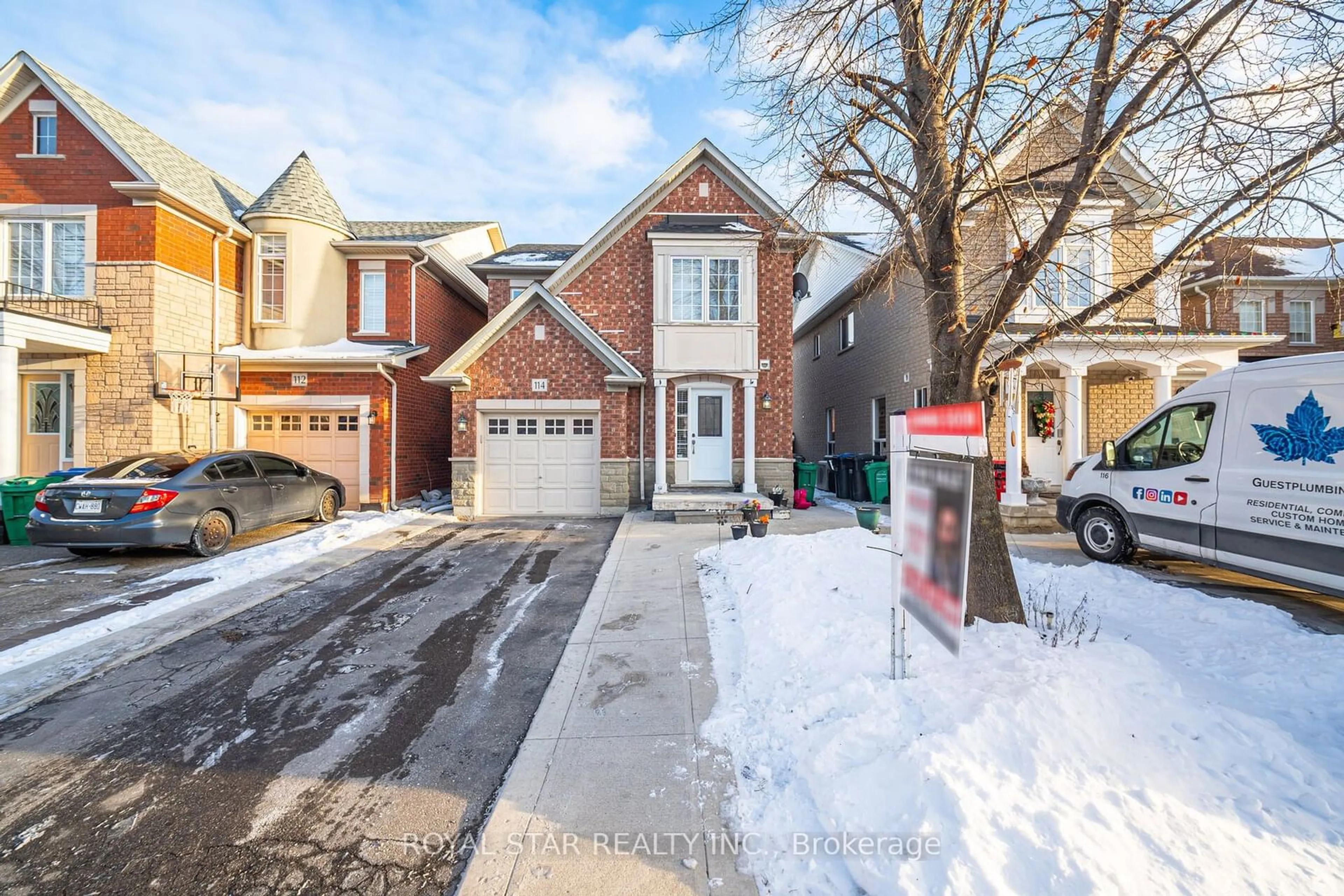 Home with brick exterior material, street for 114 Penbridge Circ, Brampton Ontario L7A 2P8