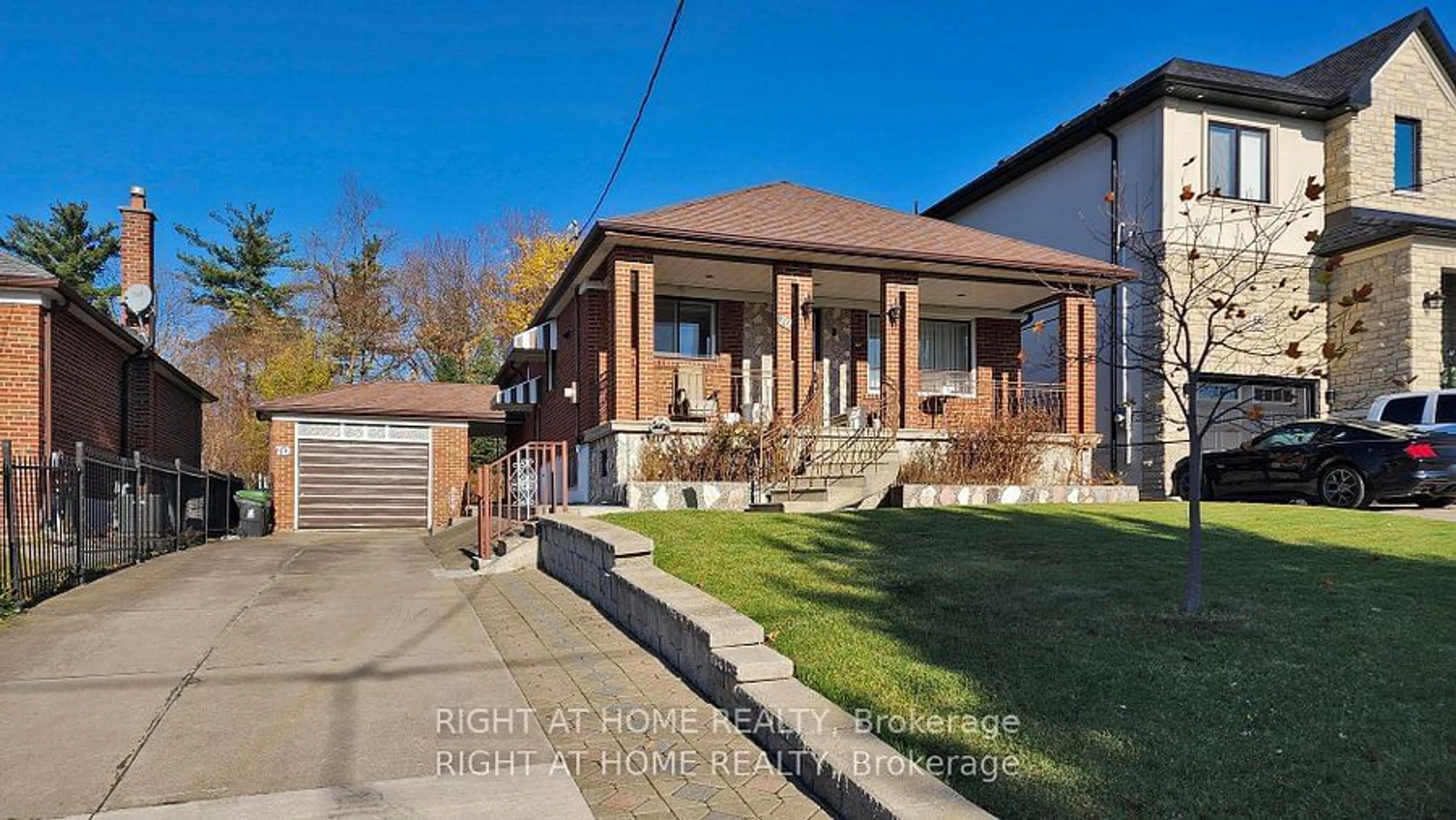 Home with brick exterior material, street for 70 Forthbridge Cres, Toronto Ontario M3M 2A3