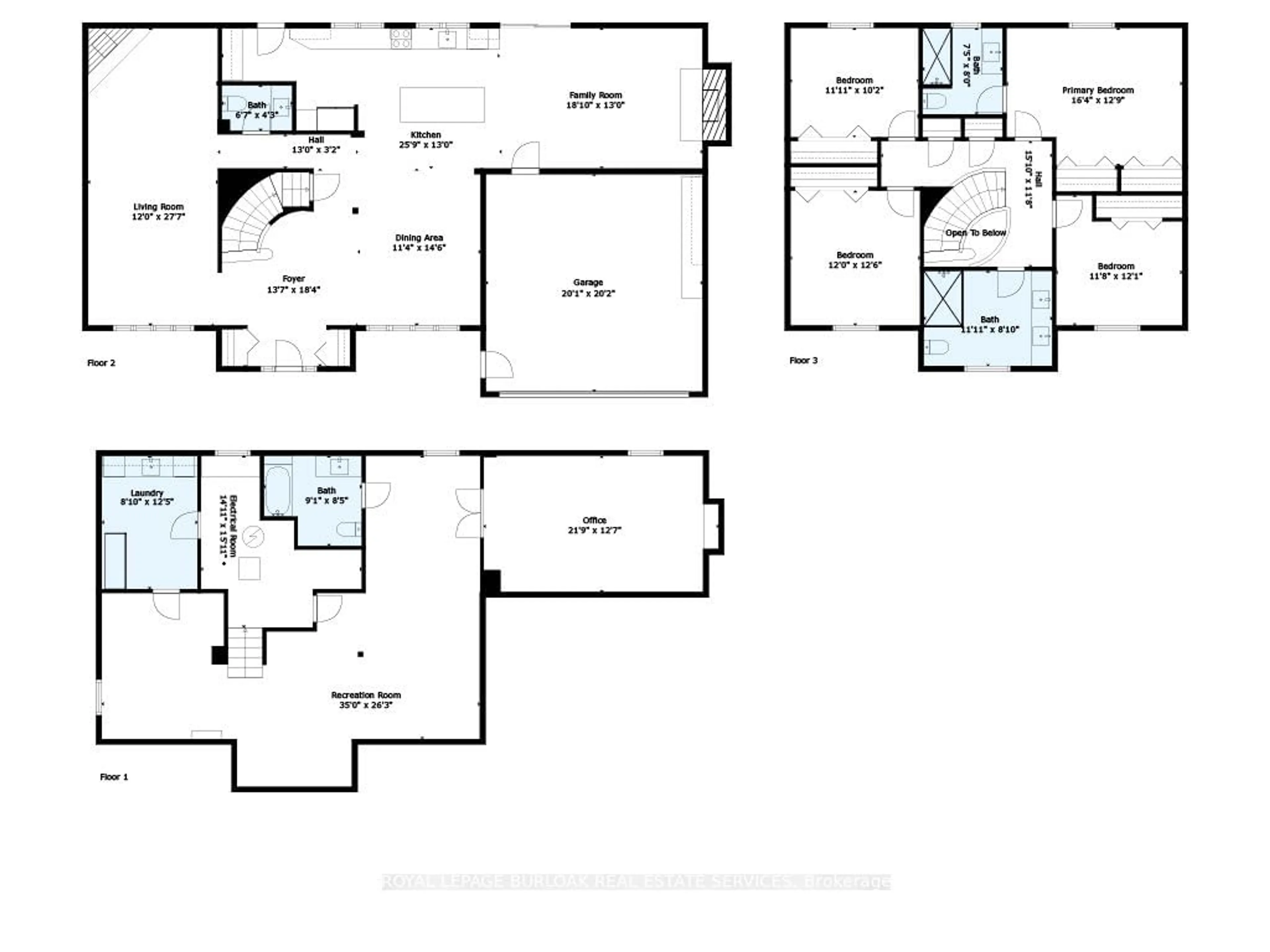 Floor plan for 1186 Tyandaga Park Dr, Burlington Ontario L7P 1M8