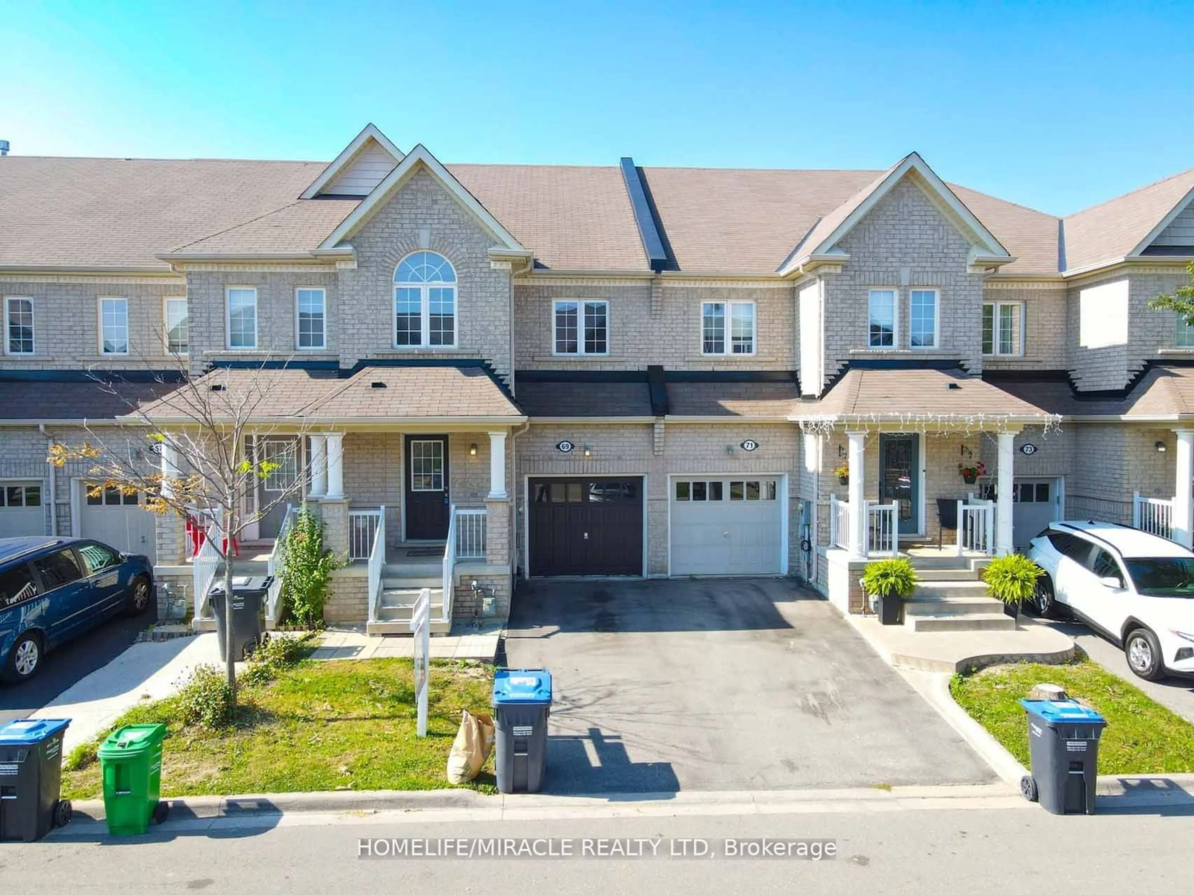 Home with brick exterior material, street for 69 Teal Crest Circ, Brampton Ontario L6X 2Z4