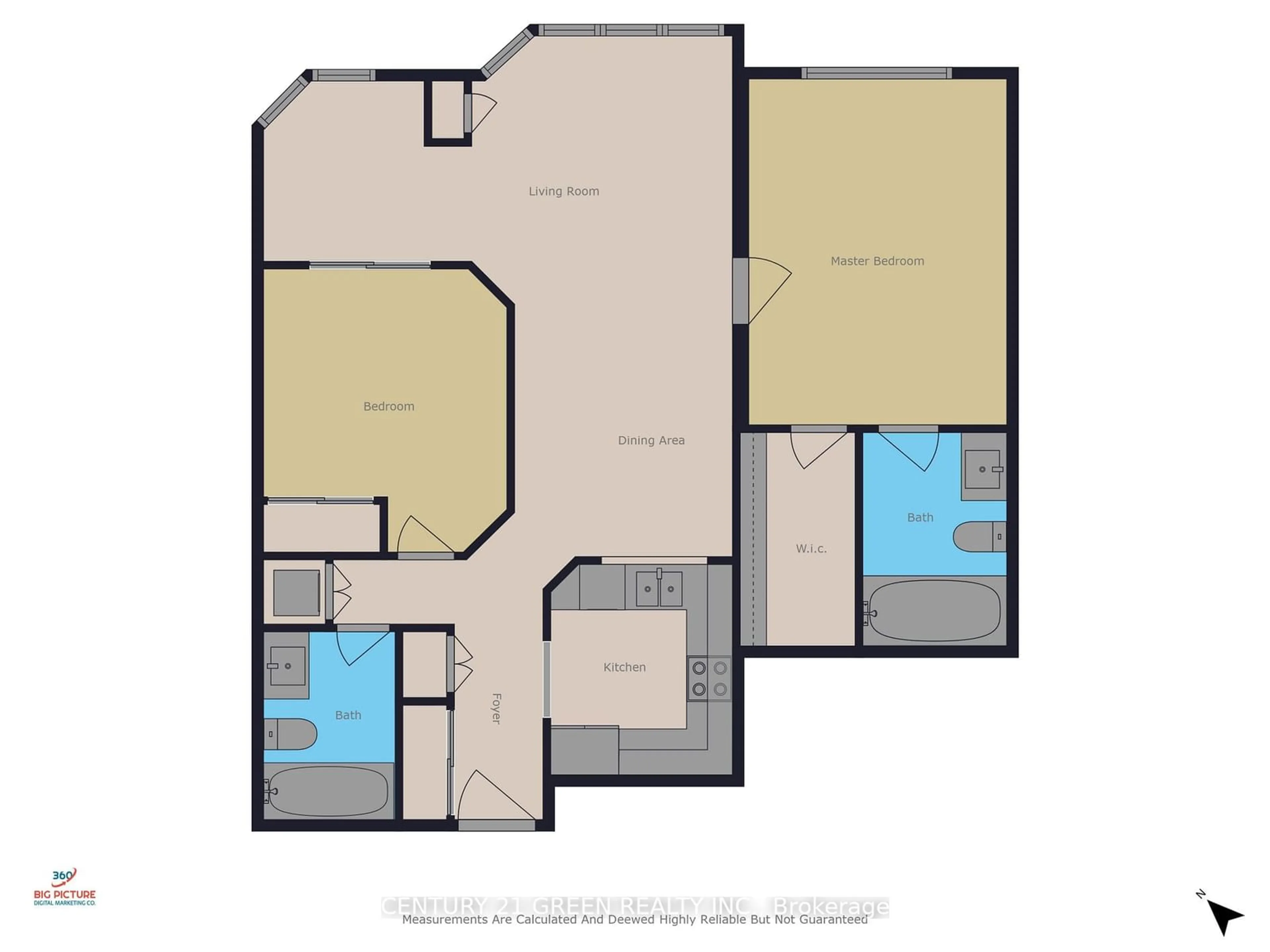 Floor plan for 335 Webb Dr #306, Mississauga Ontario L5B 4A1