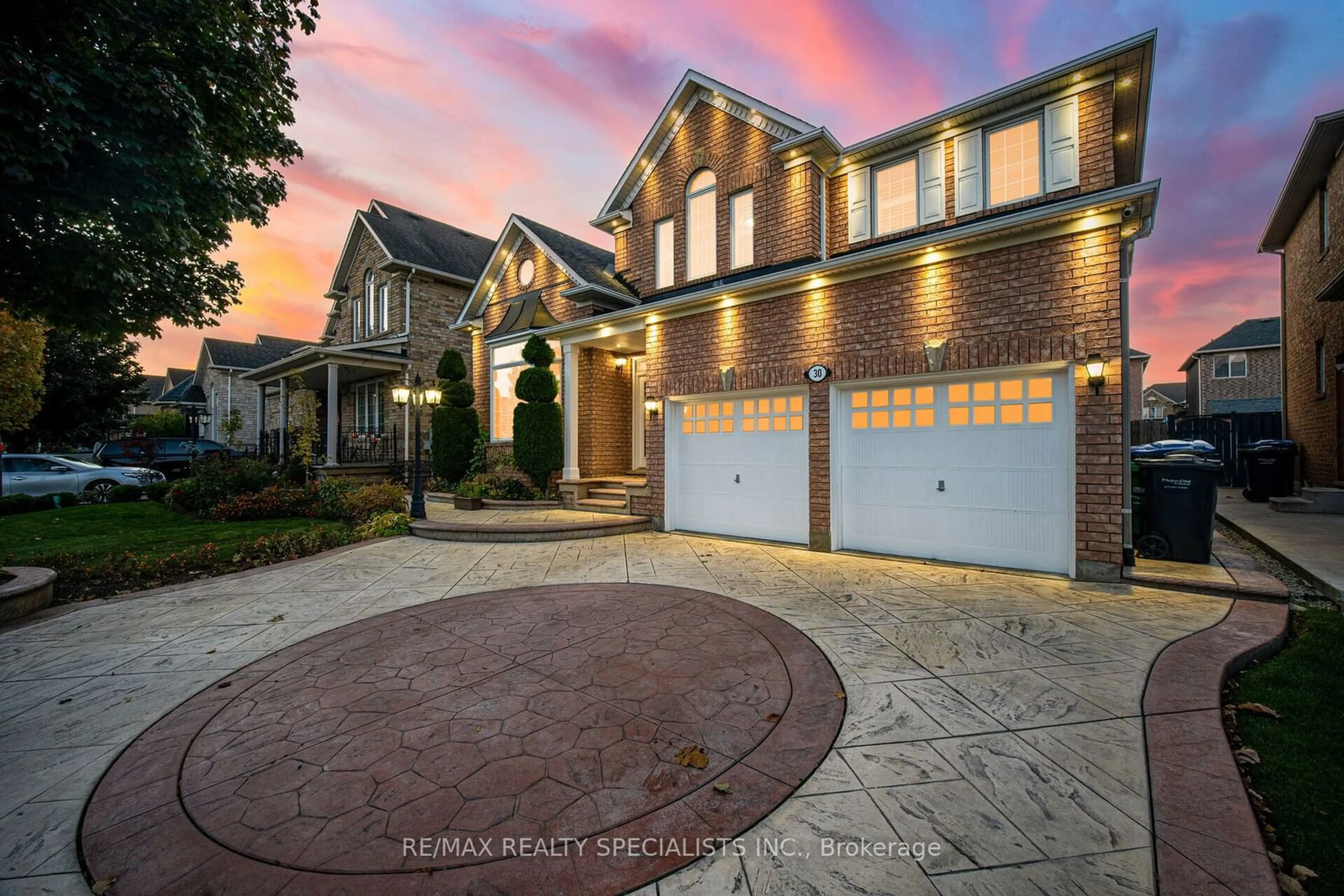 Home with brick exterior material, street for 30 Latania Blvd, Brampton Ontario L6P 1S9