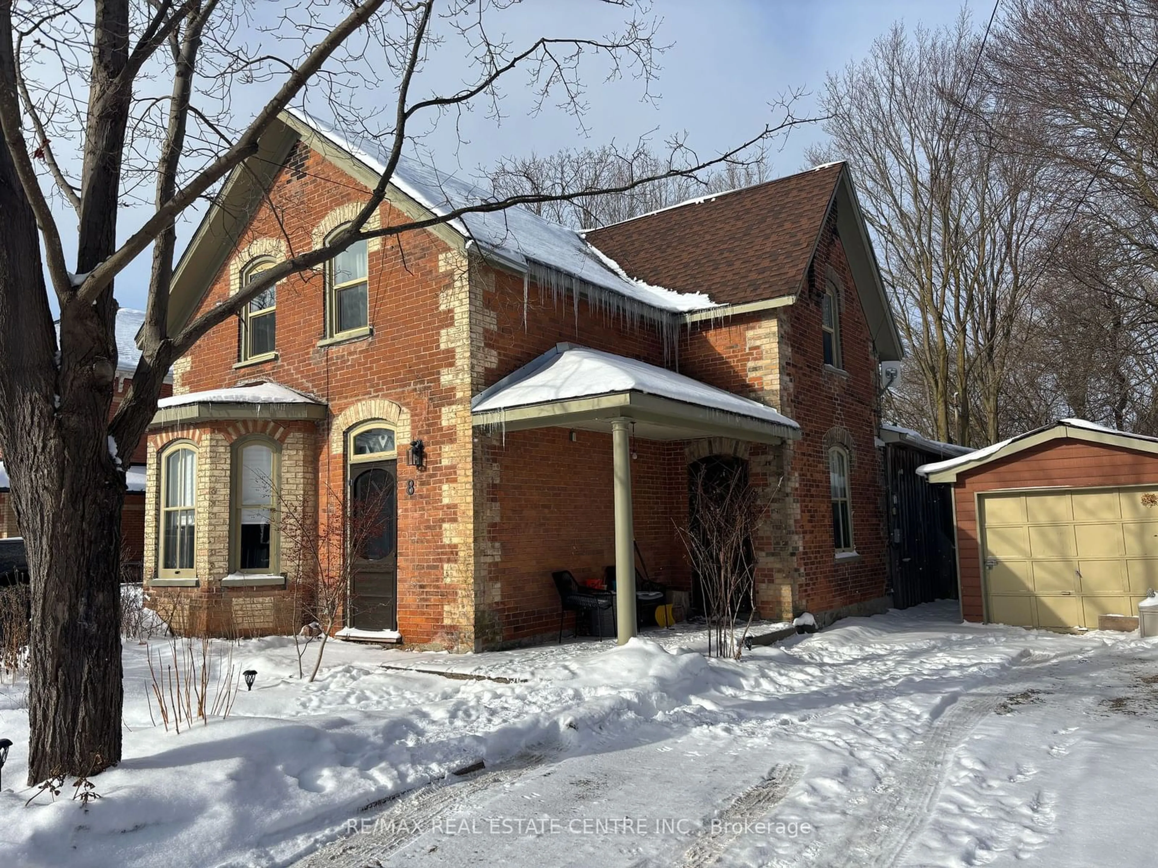 Home with brick exterior material, street for 8 Church St, Orangeville Ontario L9W 1N2