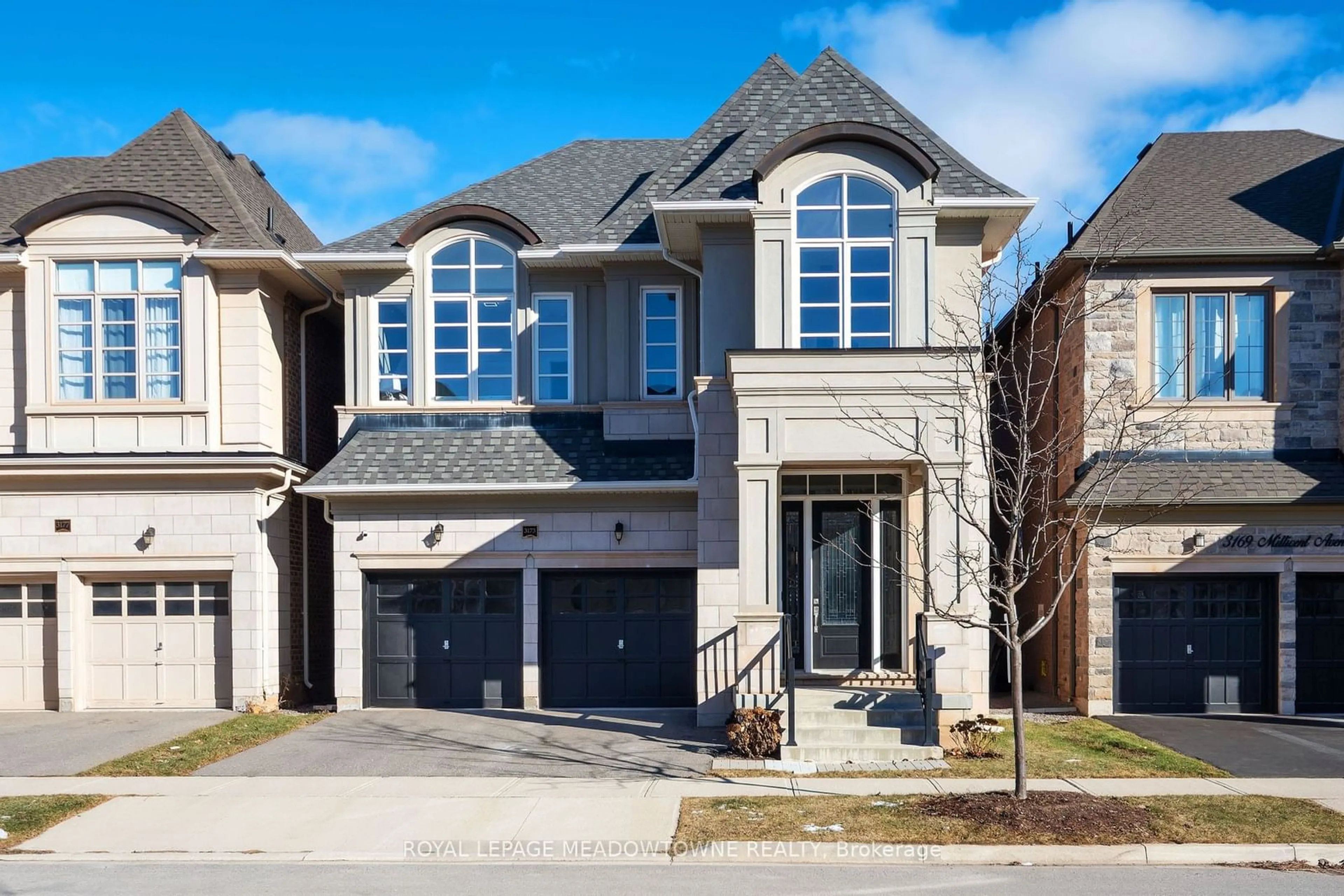 Home with brick exterior material, street for 3173 Millicent Ave, Oakville Ontario L6H 0V2