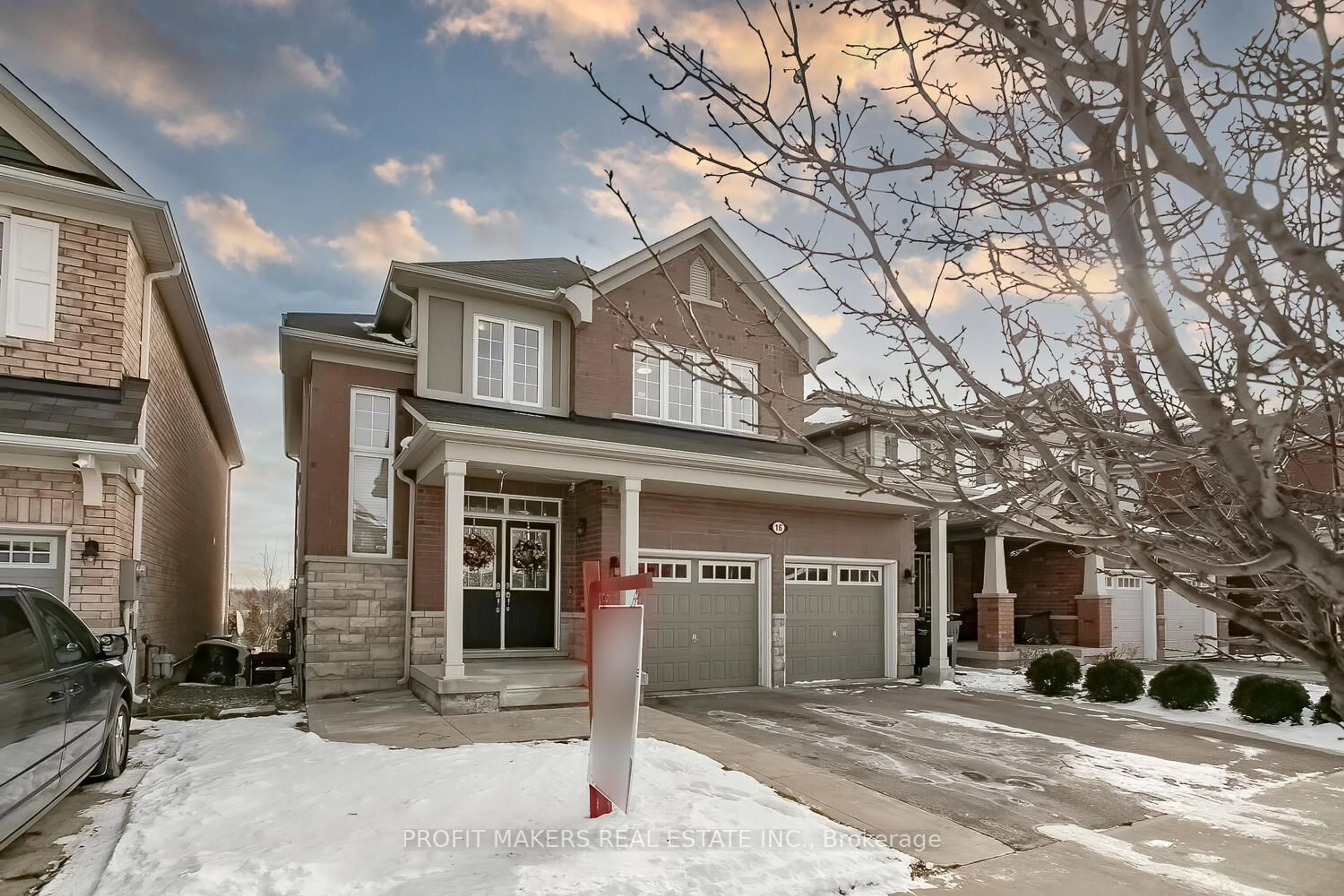 Home with brick exterior material, street for 16 Miracle Tr, Brampton Ontario L7A 0Y4