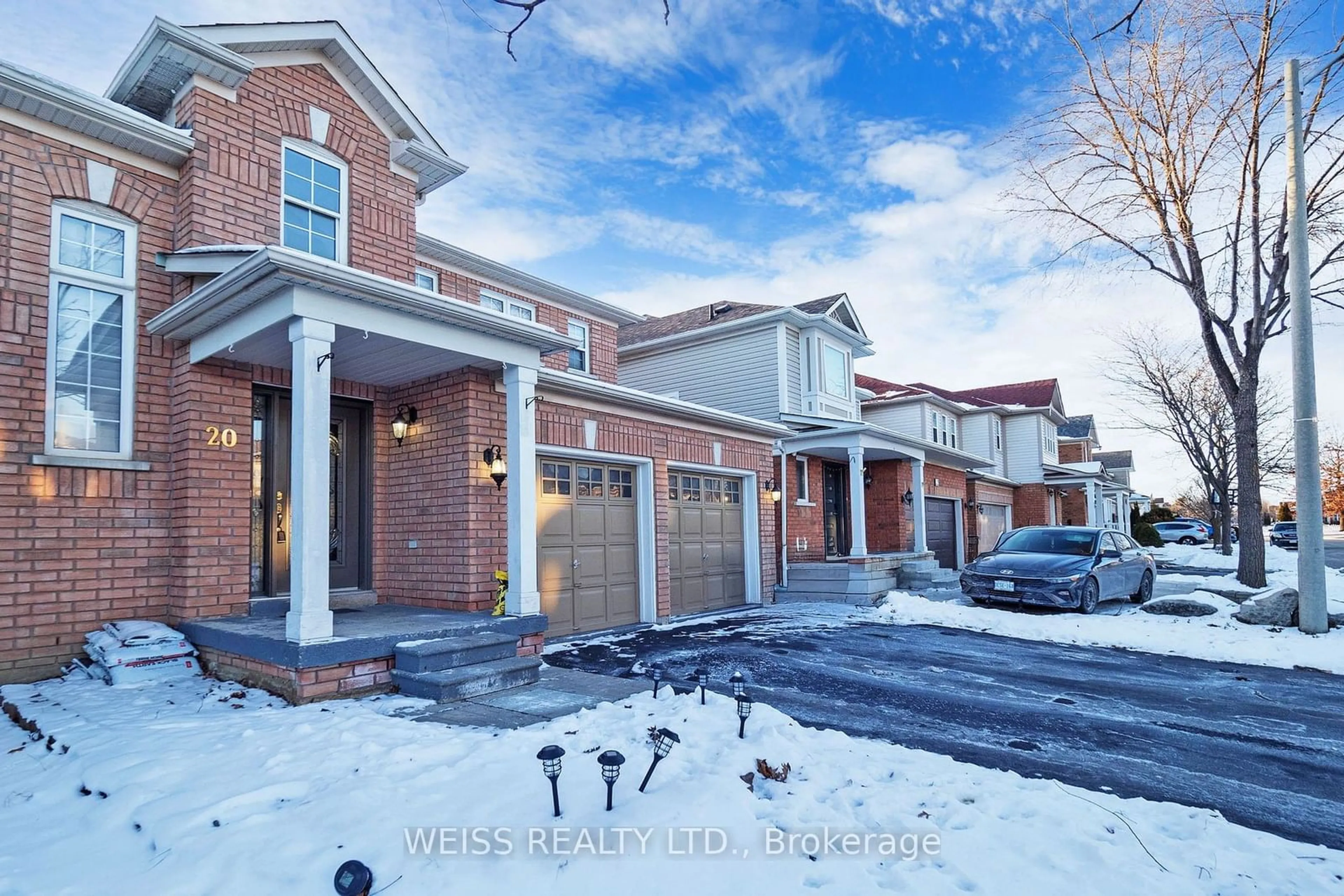 Home with brick exterior material, street for 20 Edenvalley Rd, Brampton Ontario L7A 2M6