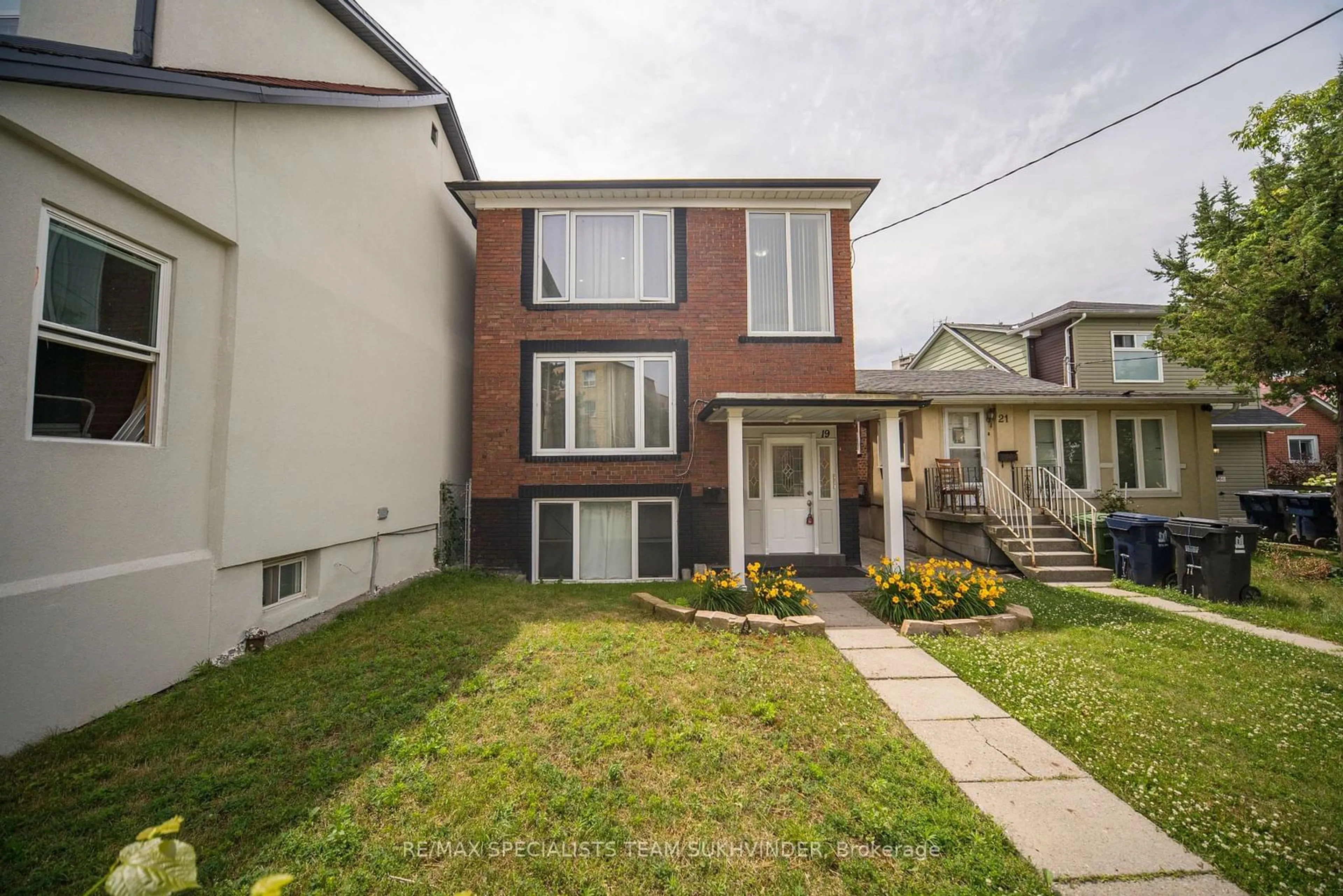 Home with brick exterior material, street for 19 Buttonwood Ave, Toronto Ontario M6M 2H9