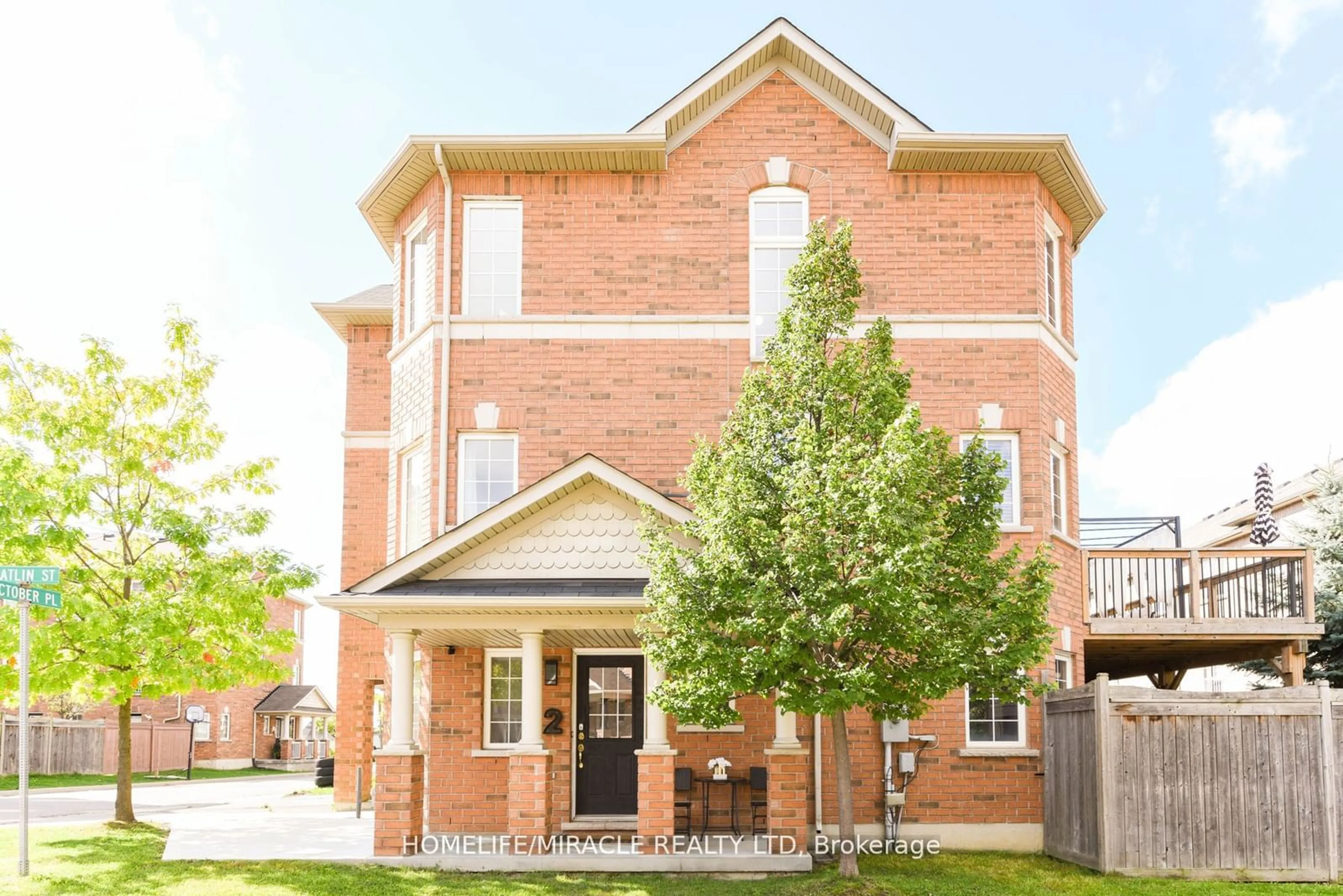 Home with brick exterior material, building for 2 October Pl, Brampton Ontario L6Y 0R6