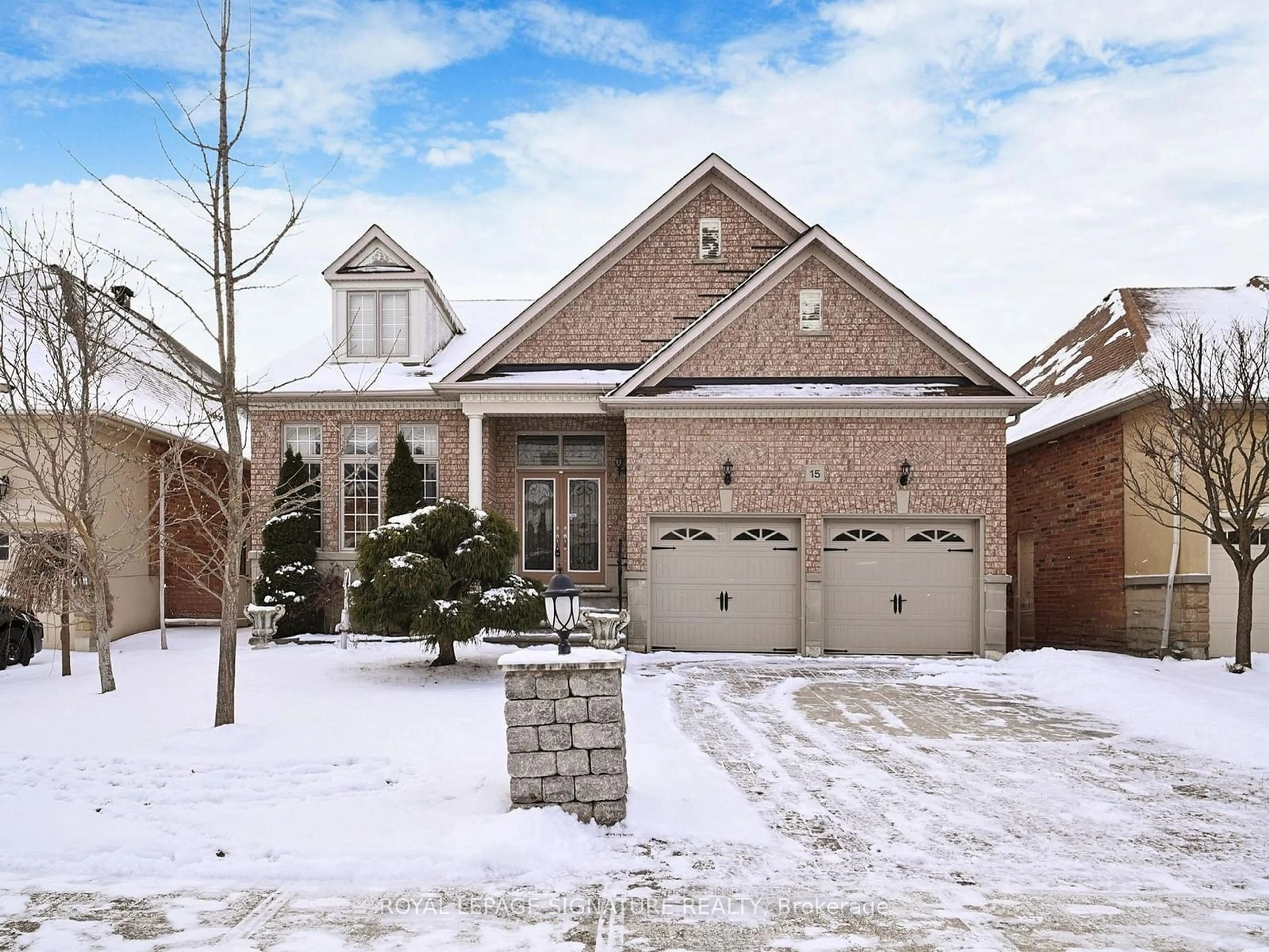 Home with brick exterior material, street for 15 Concorde Dr, Brampton Ontario L6P 1V3