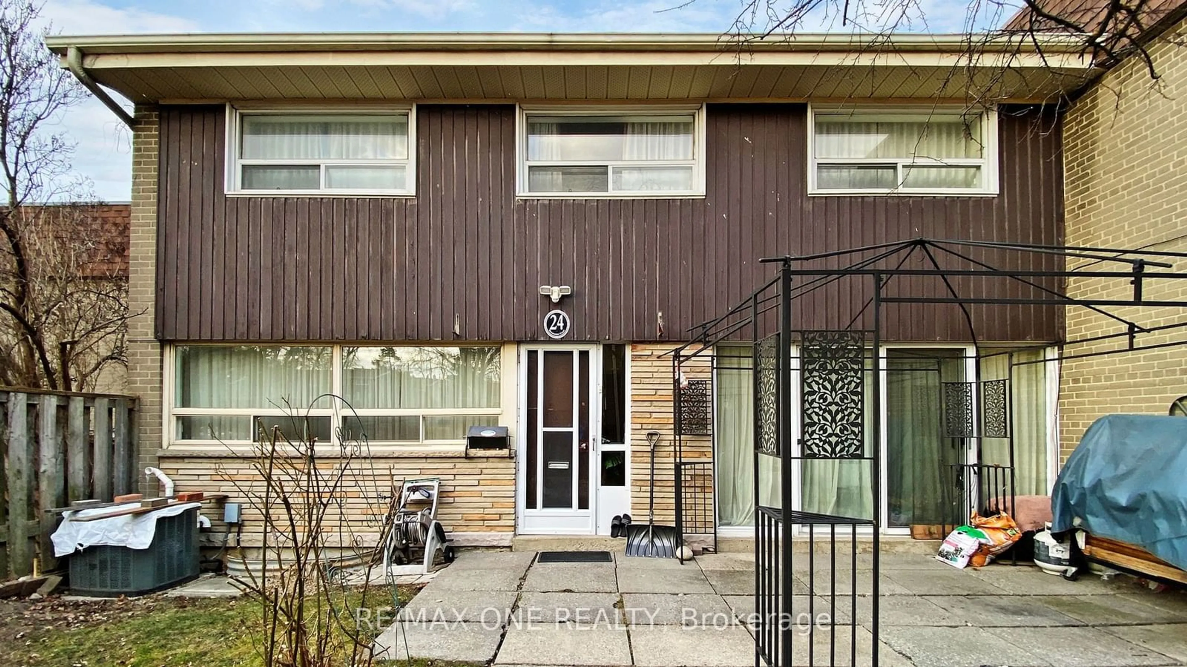 Home with brick exterior material, street for 24 Streamdale Crt, Toronto Ontario M3M 3J7