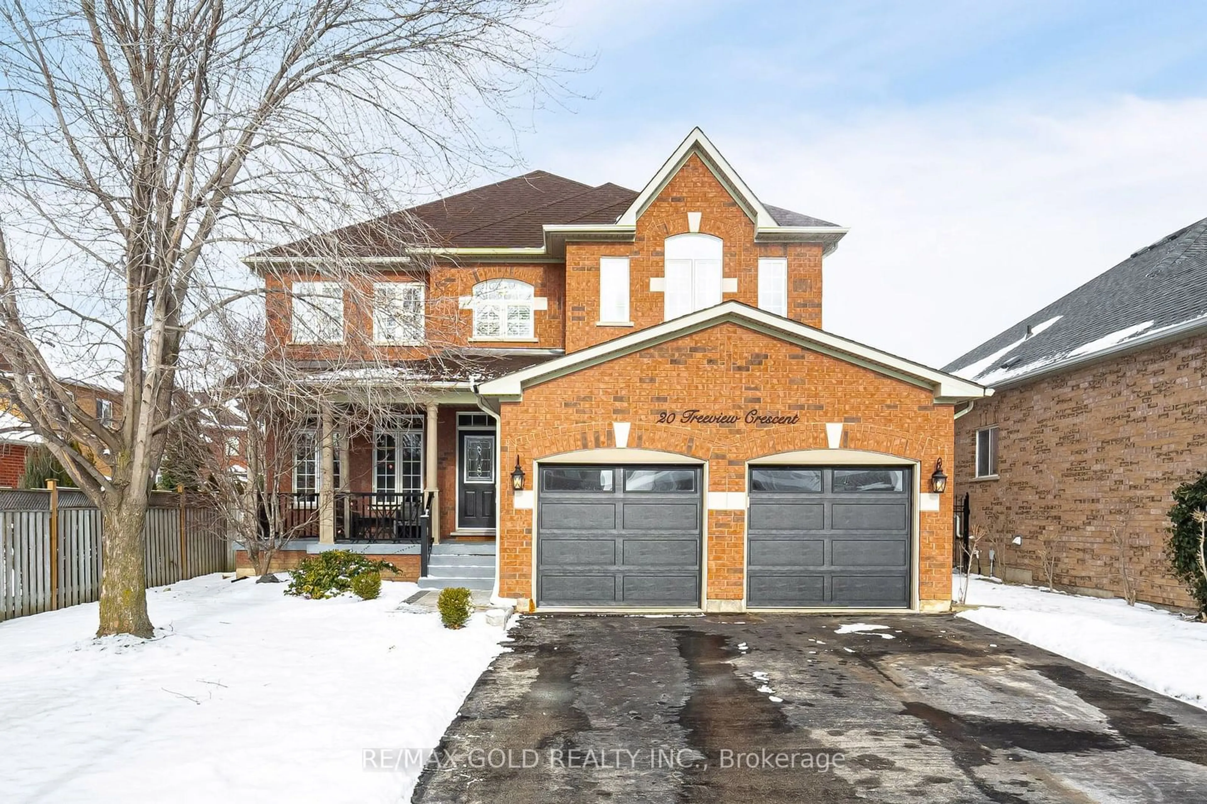 Home with brick exterior material, street for 20 Treeview Cres, Caledon Ontario L7C 1E2