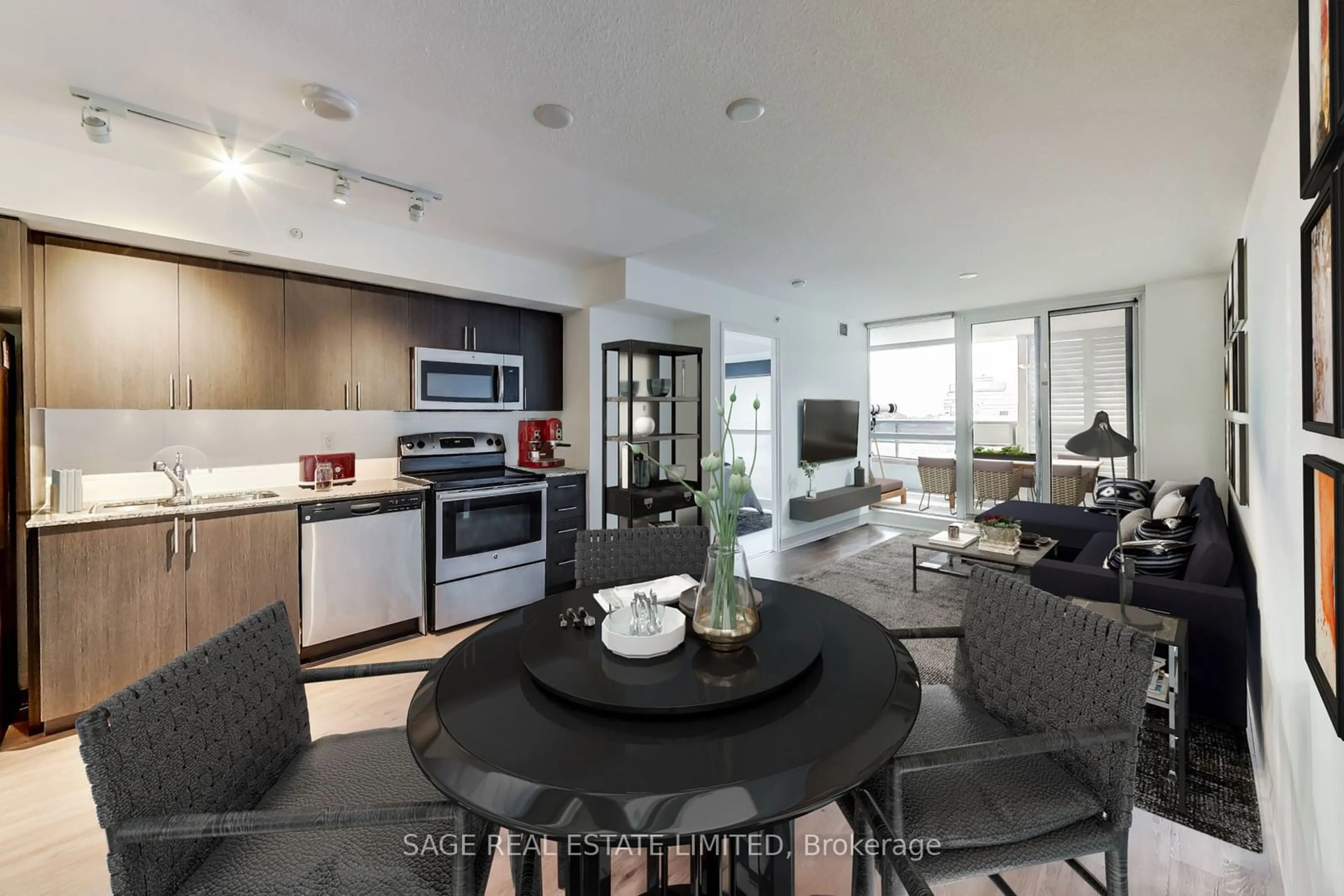 Open concept kitchen, unknown for 830 Lawrence Ave #505, Toronto Ontario M6A 0A2